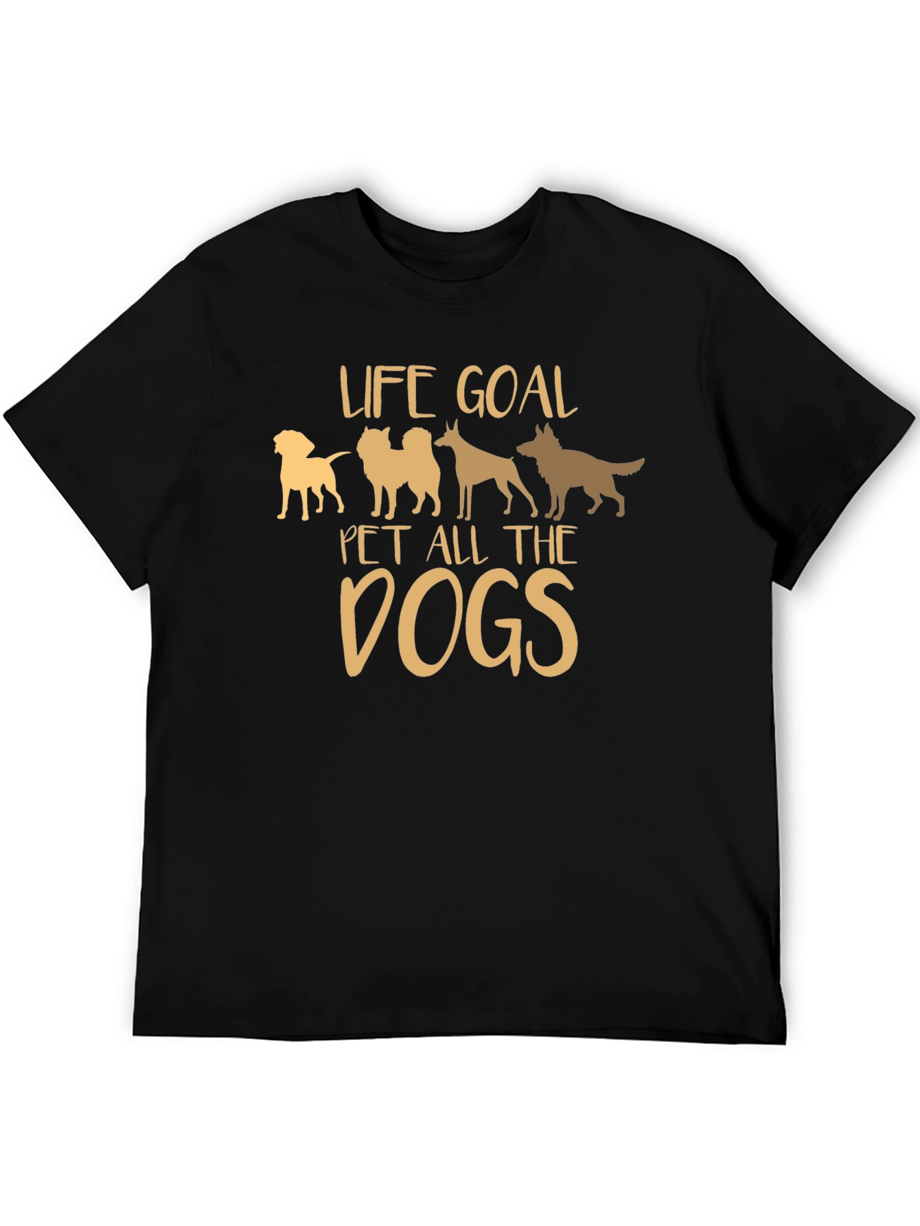 Life Goal Pet All the Dogs Graphic T-Shirt