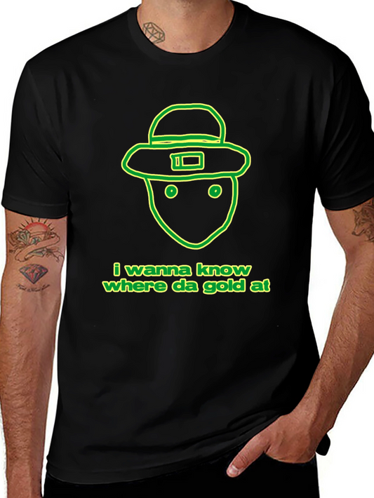 St. Patricks Day Leprechaun Gold T-Shirt