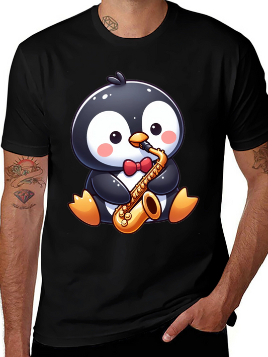 Penguin Sax Player T-Shirt