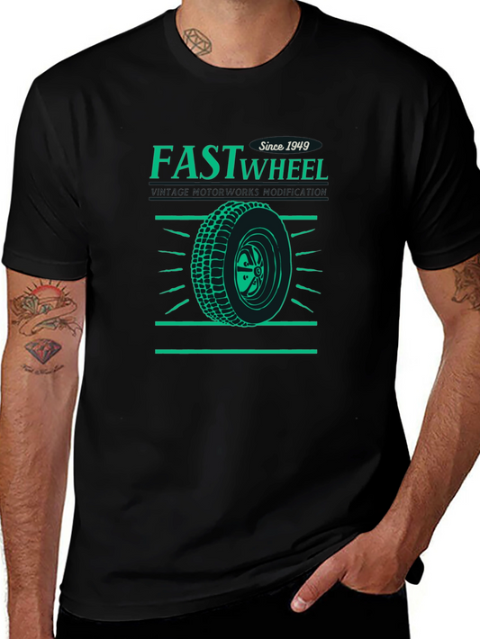 Vintage Fast Wheel Graphic Tee