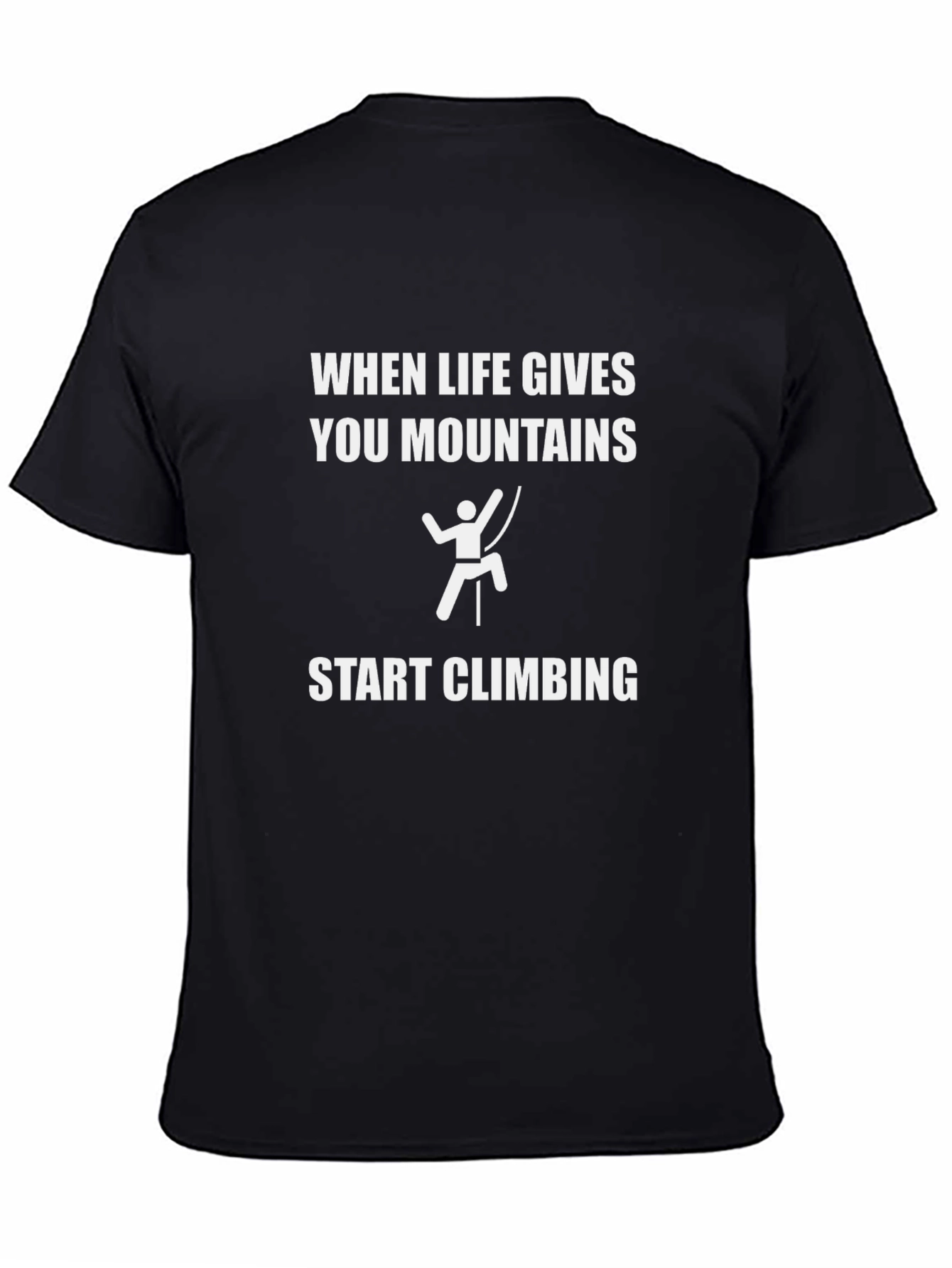 Life Gives Mountains - Climbing T-Shirt