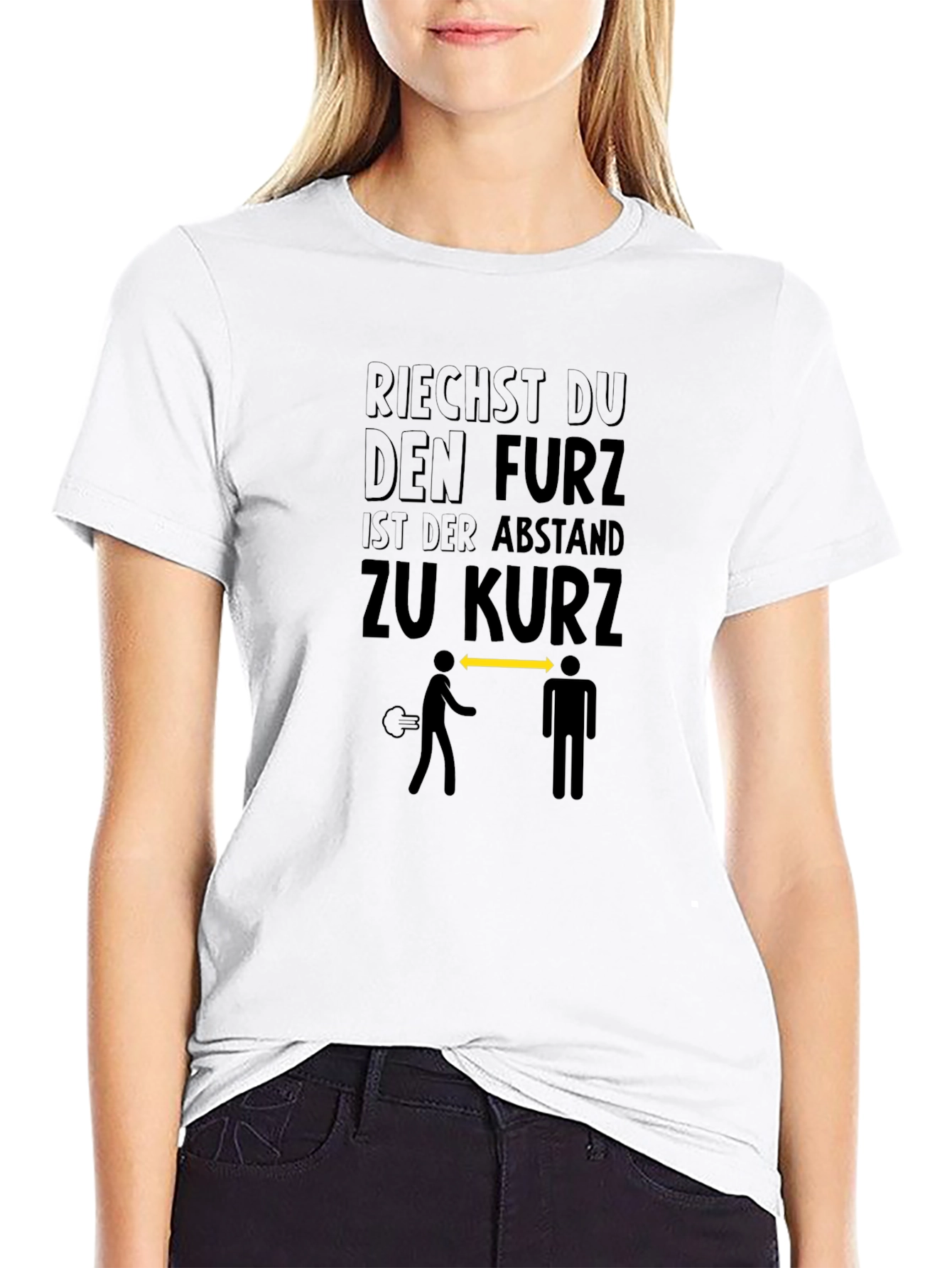 Funny German T-Shirt Riechst Du Den Furz?