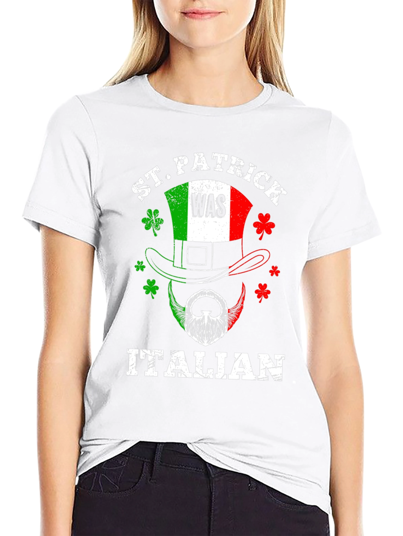 St. Patrick Was Italian Graphic Tee