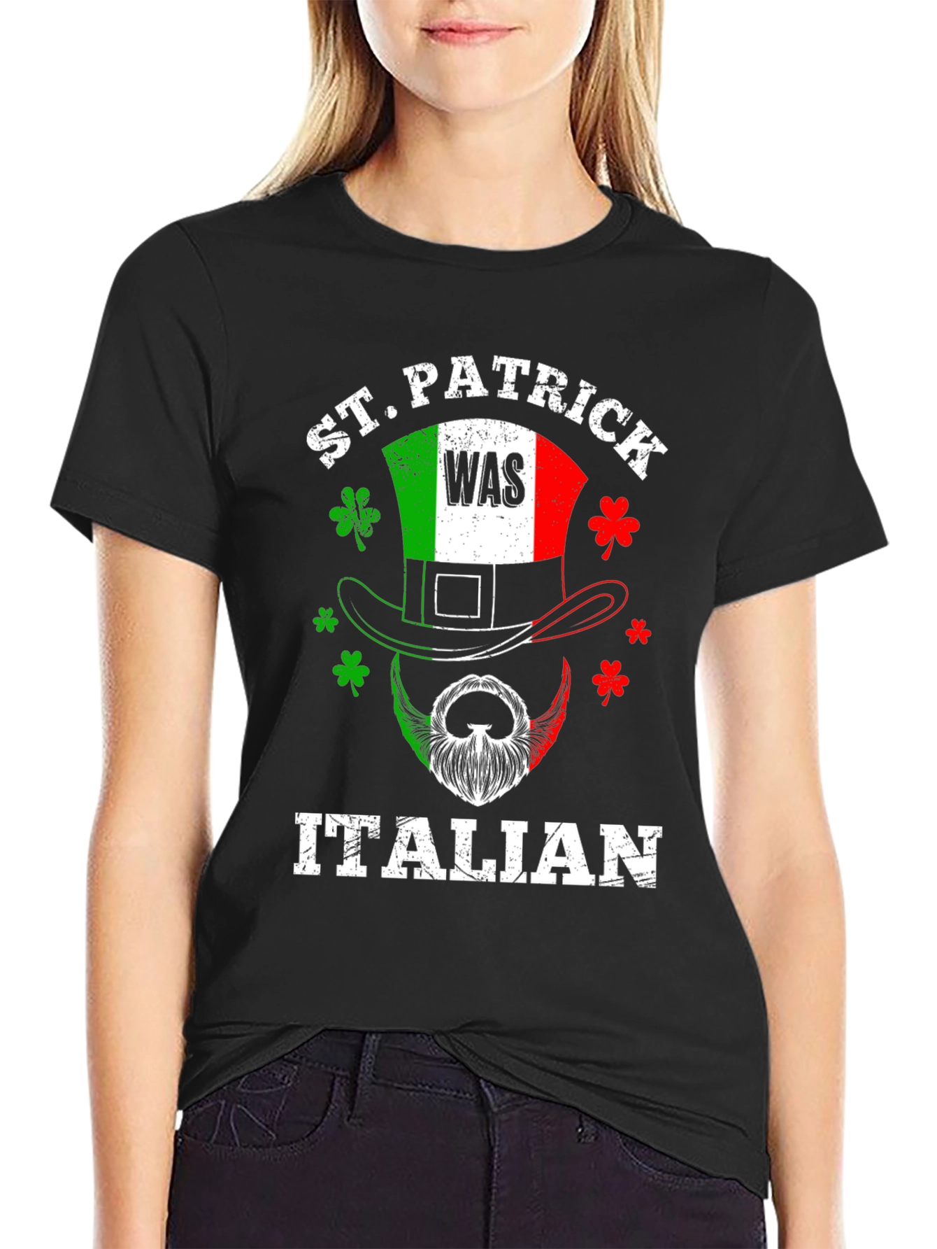 St. Patrick Was Italian Graphic Tee