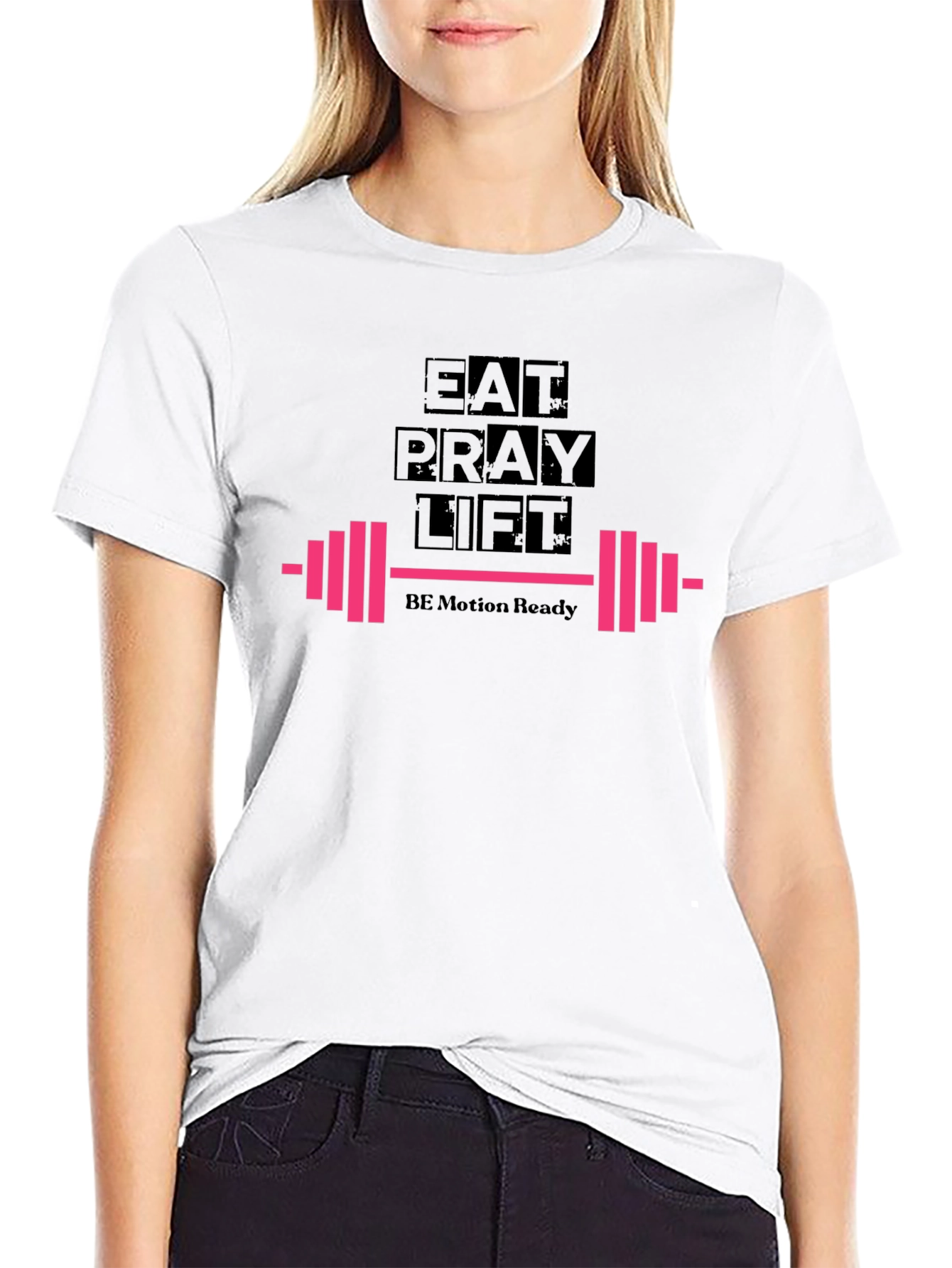 Eat Pray Lift Black T-Shirt