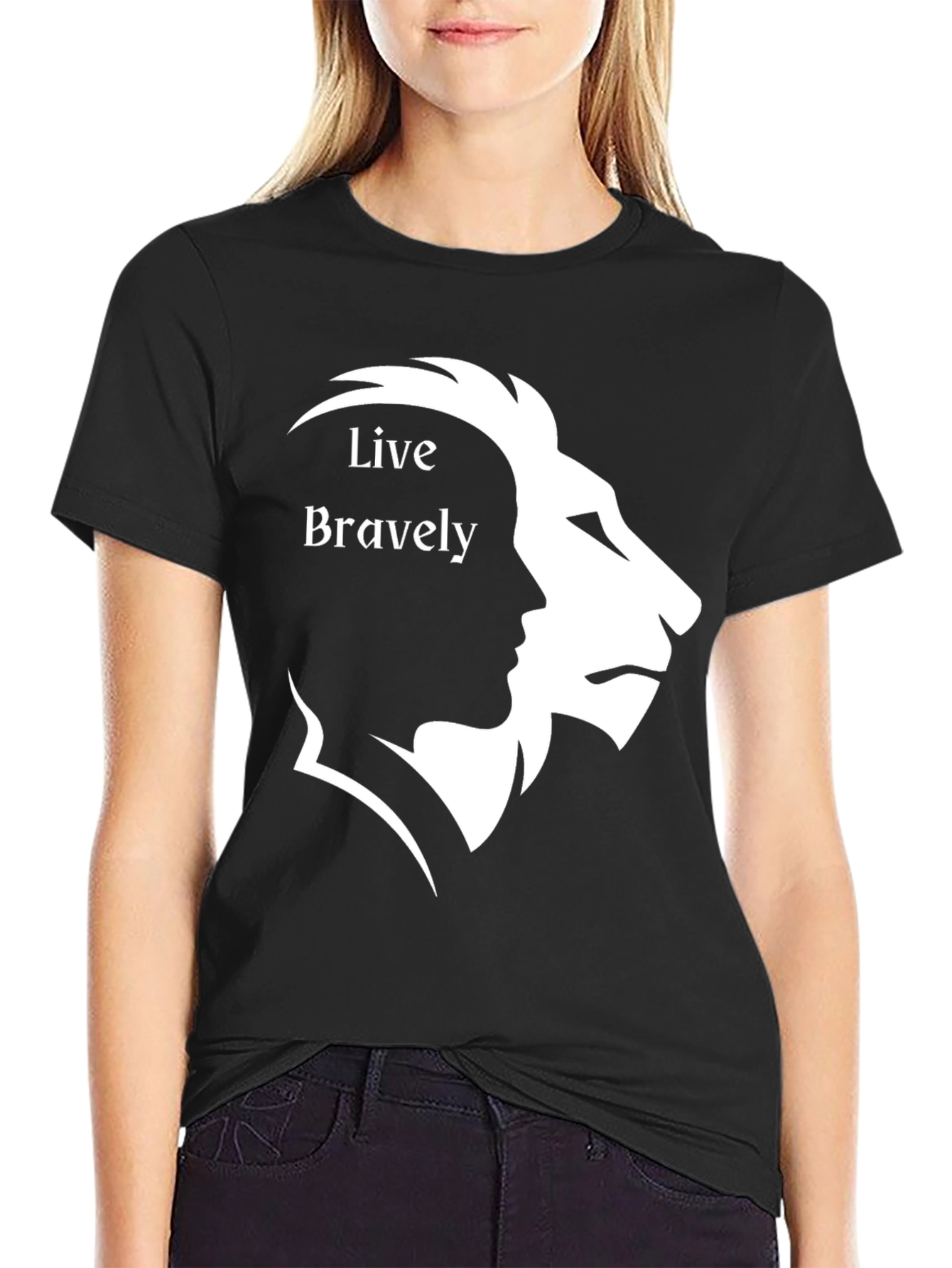 Live Bravely Graphic T-Shirt