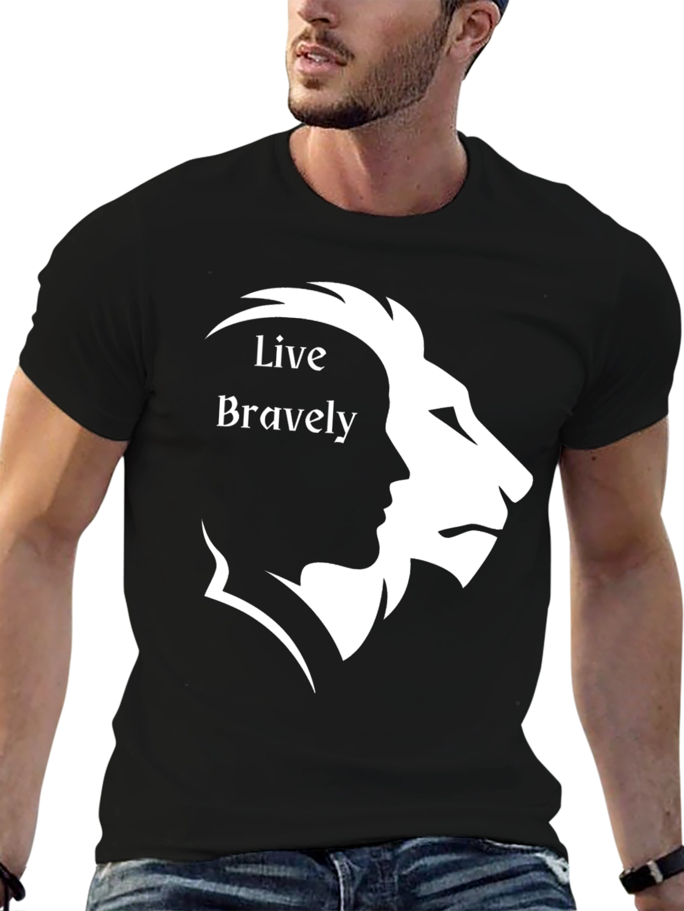 Live Bravely Graphic T-Shirt