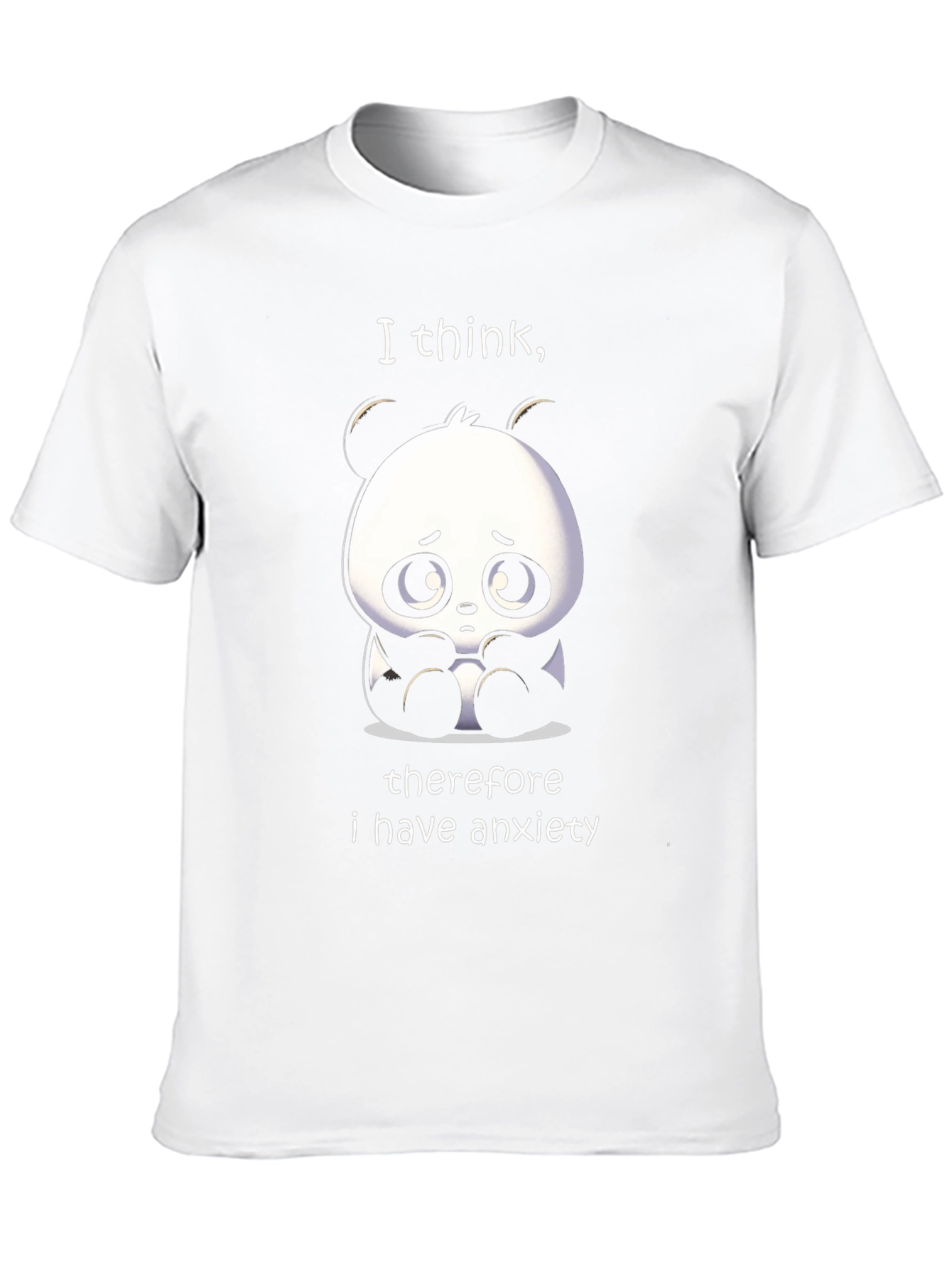 Anxiety Panda T-Shirt - Funny Graphic Tee