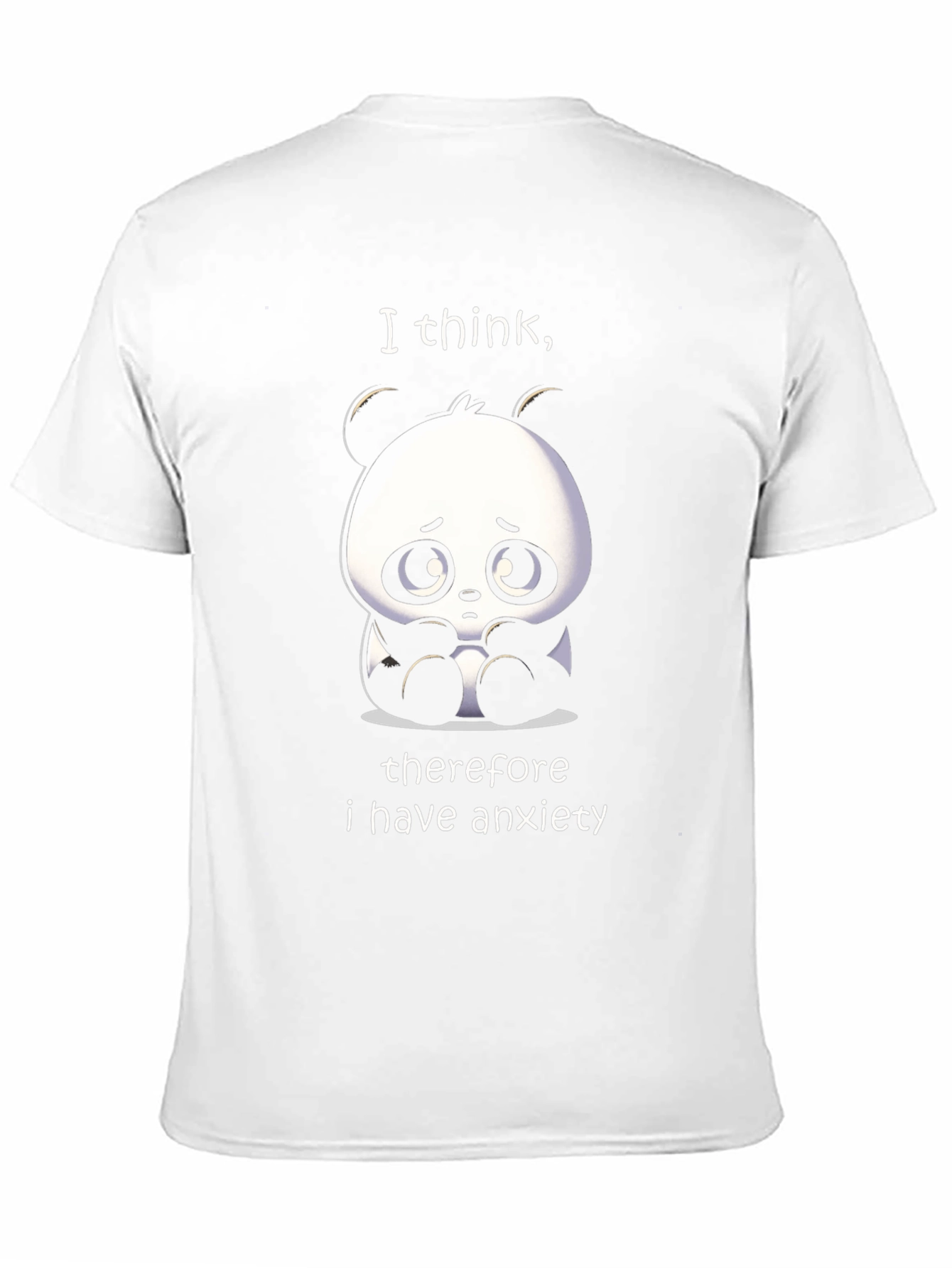 Anxiety Panda T-Shirt - Funny Graphic Tee