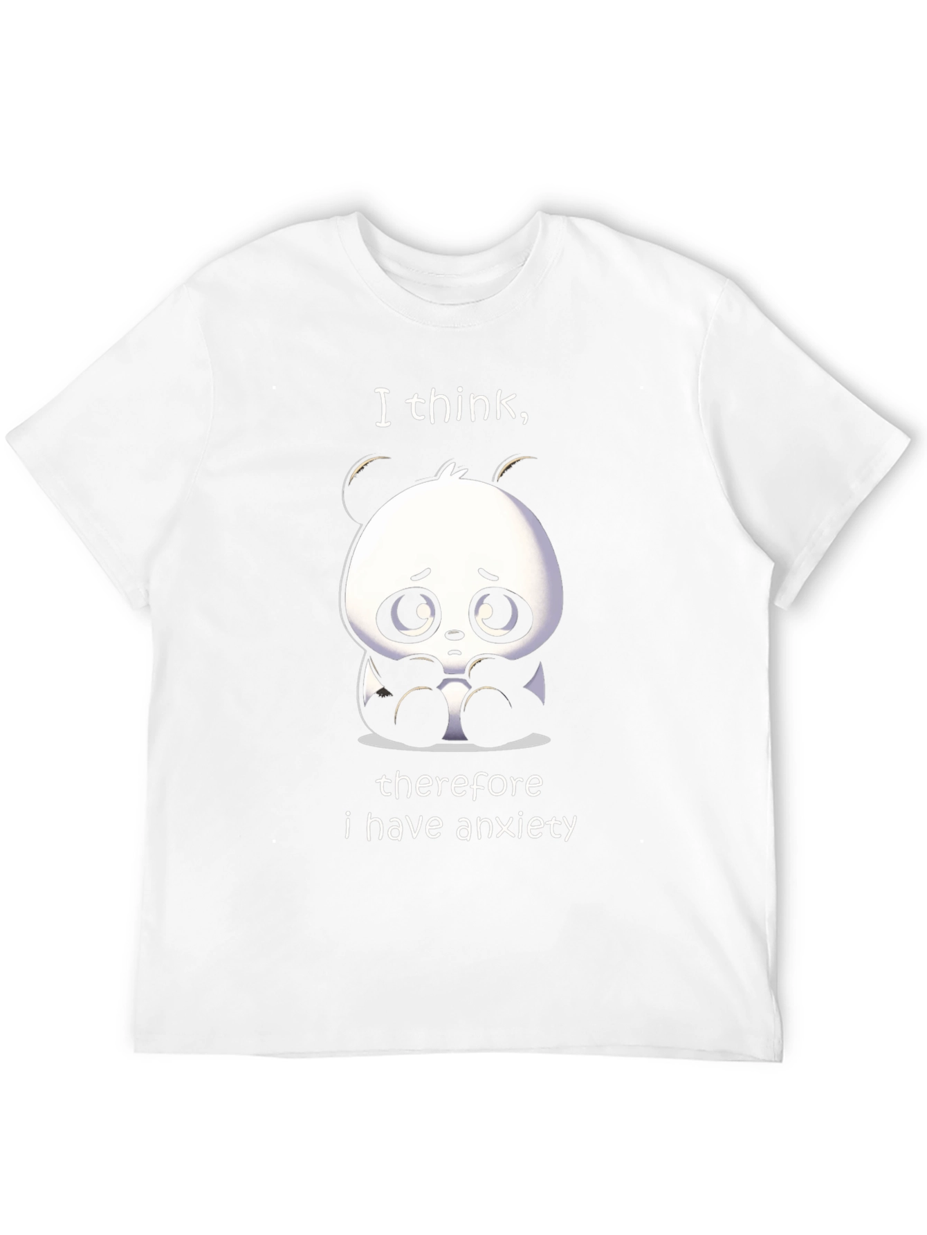Anxiety Panda T-Shirt - Funny Graphic Tee