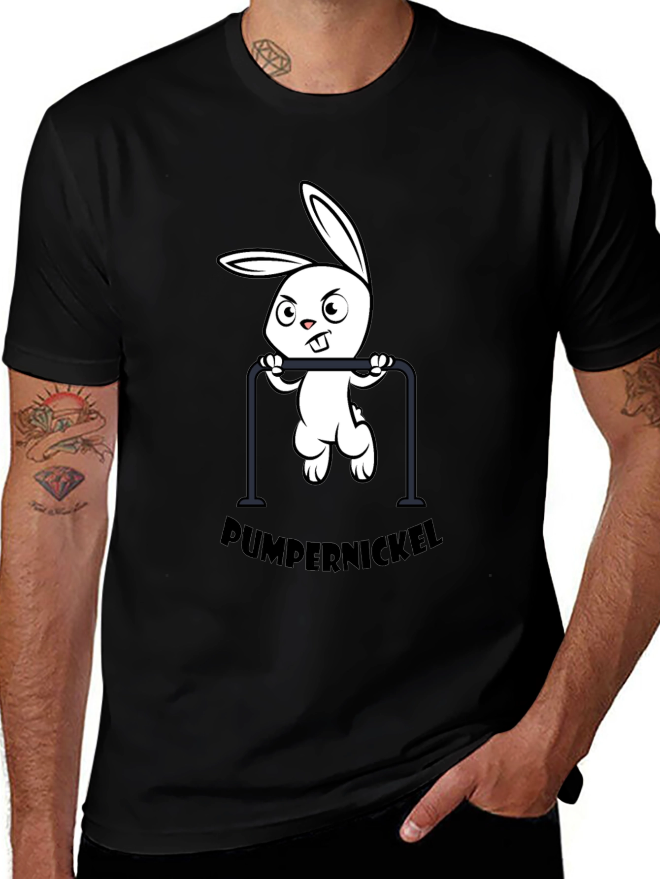 Pumpernickel Bunny Pull-Up T-Shirt