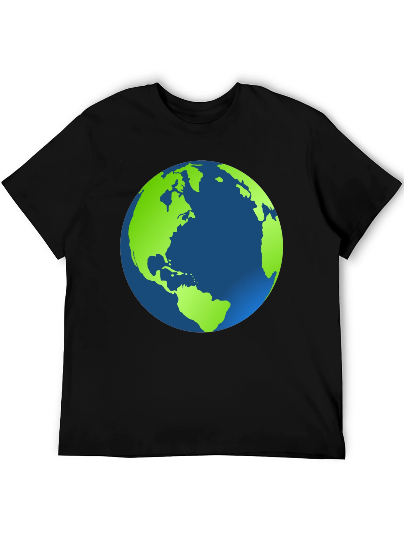 Earth Graphic Black T-Shirt