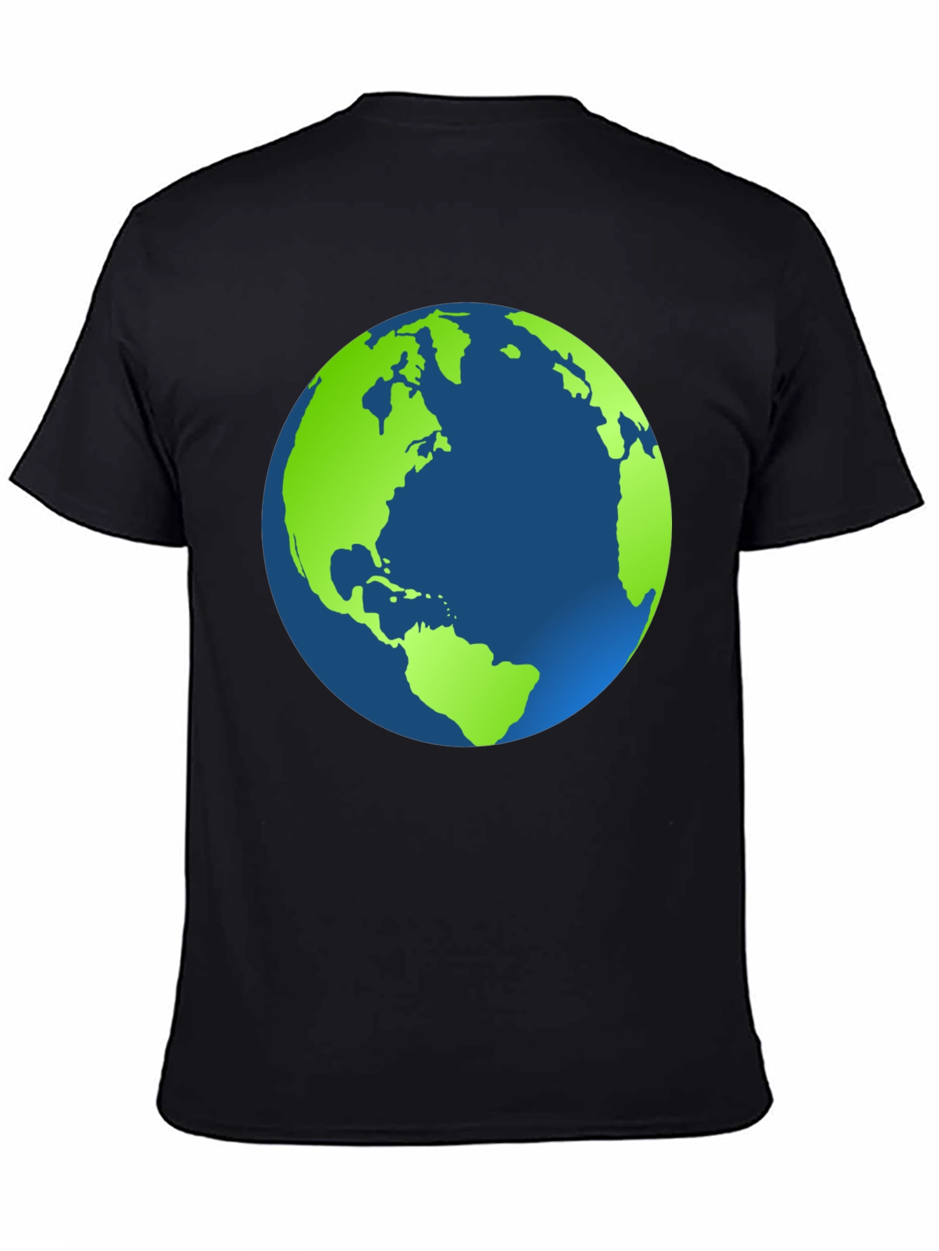 Earth Graphic Black T-Shirt