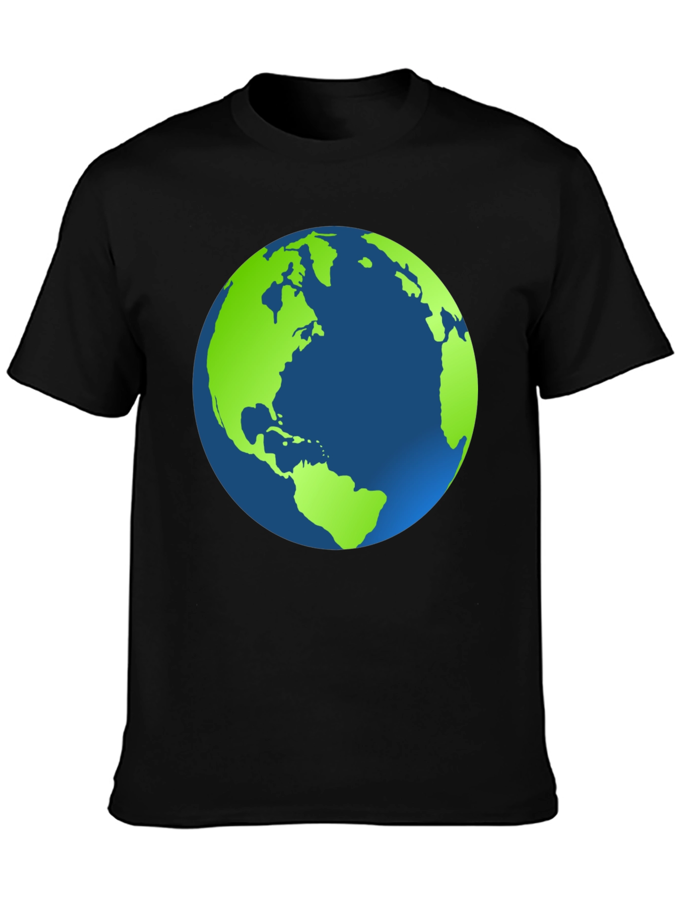 Earth Graphic Black T-Shirt