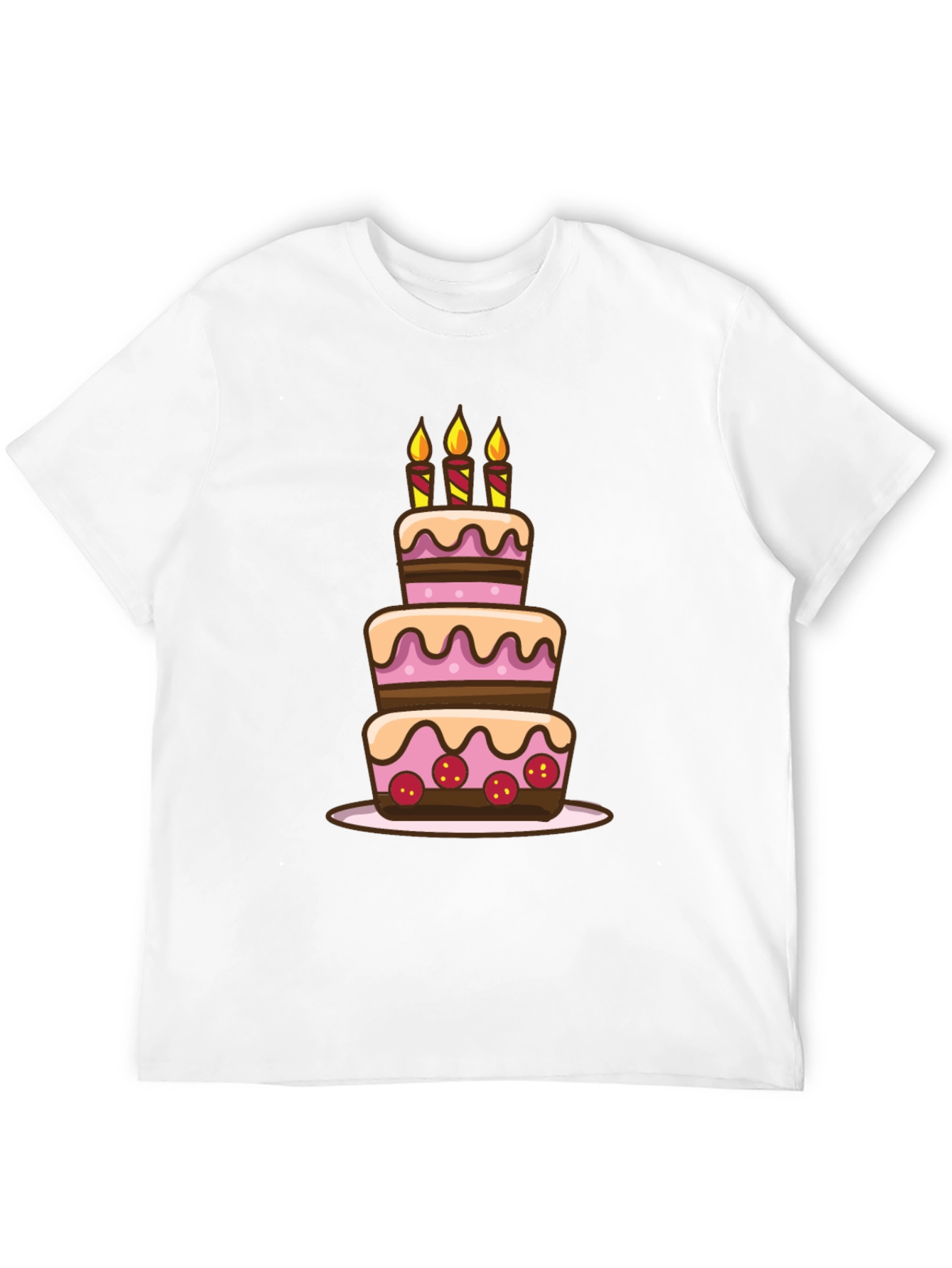 Birthday Cake Graphic Tee - Celebrate in Style