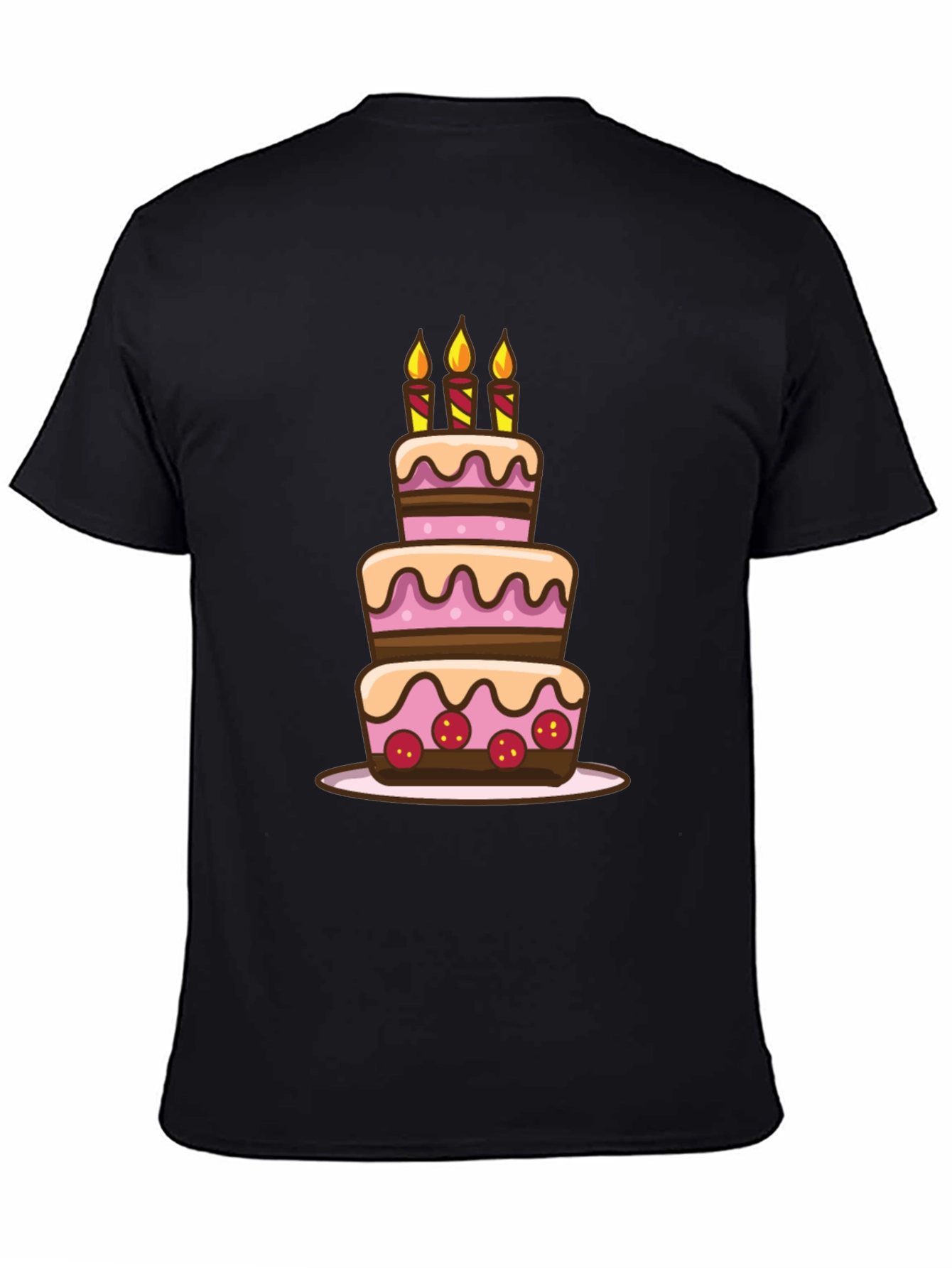 Birthday Cake Graphic Tee - Celebrate in Style