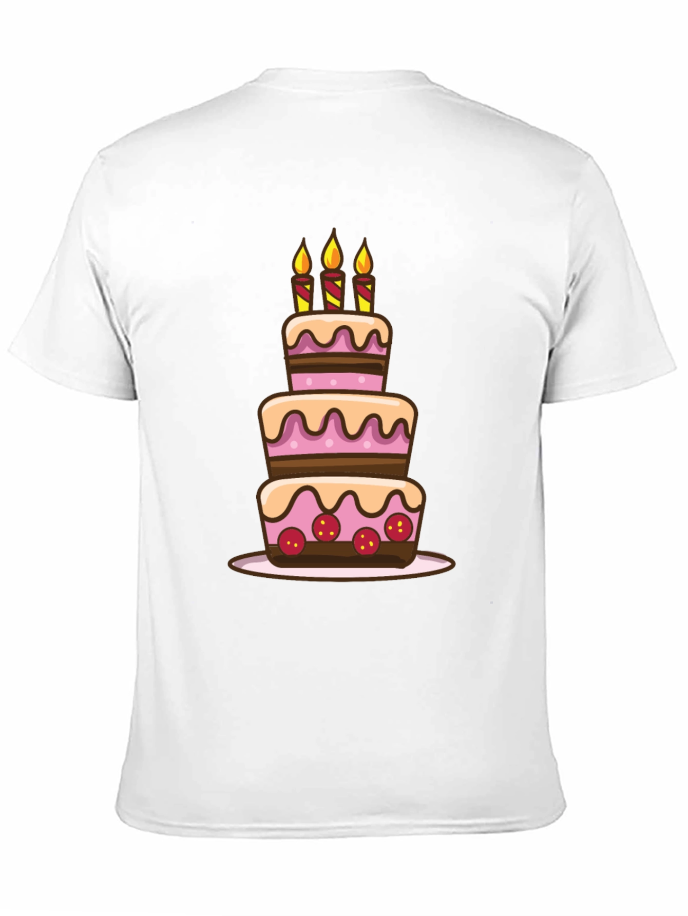 Birthday Cake Graphic Tee - Celebrate in Style