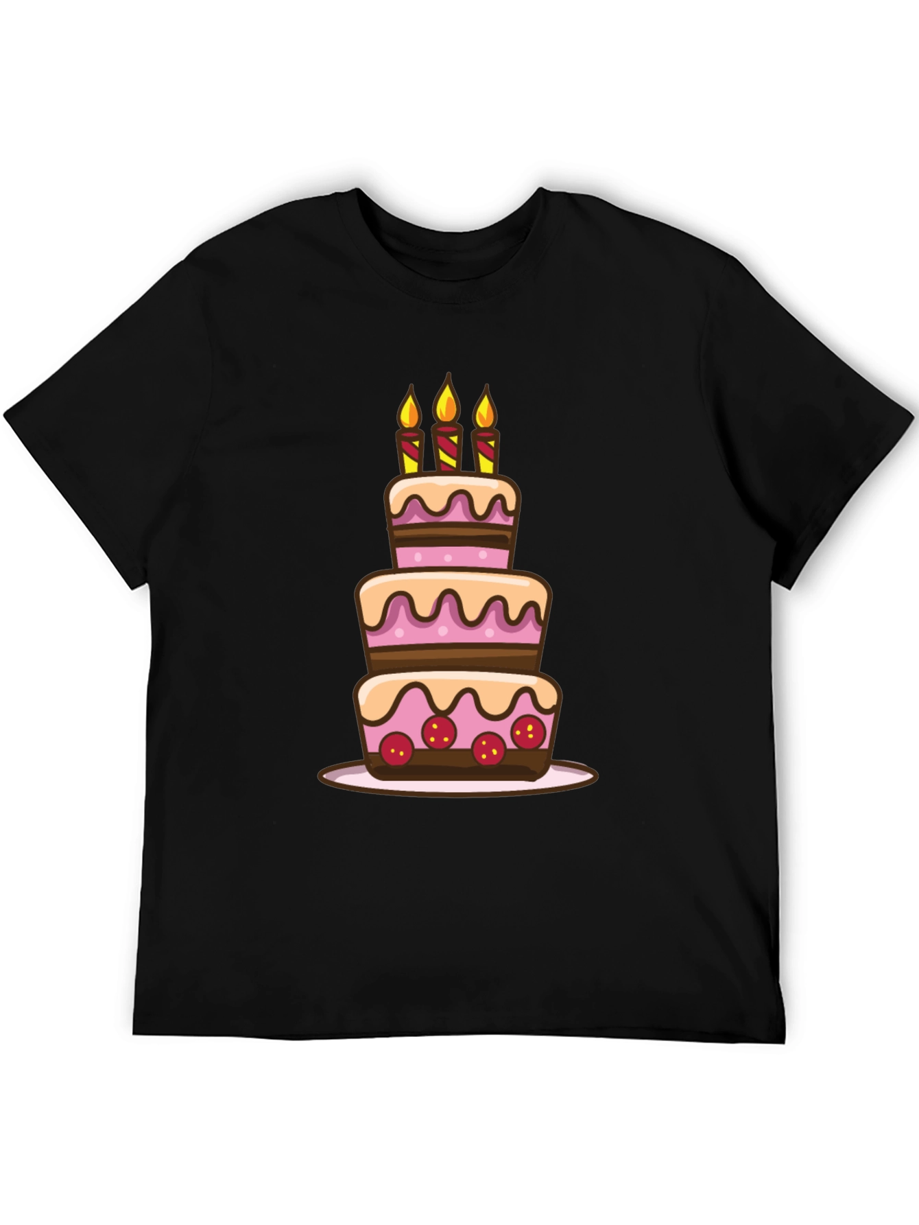 Birthday Cake Graphic Tee - Celebrate in Style