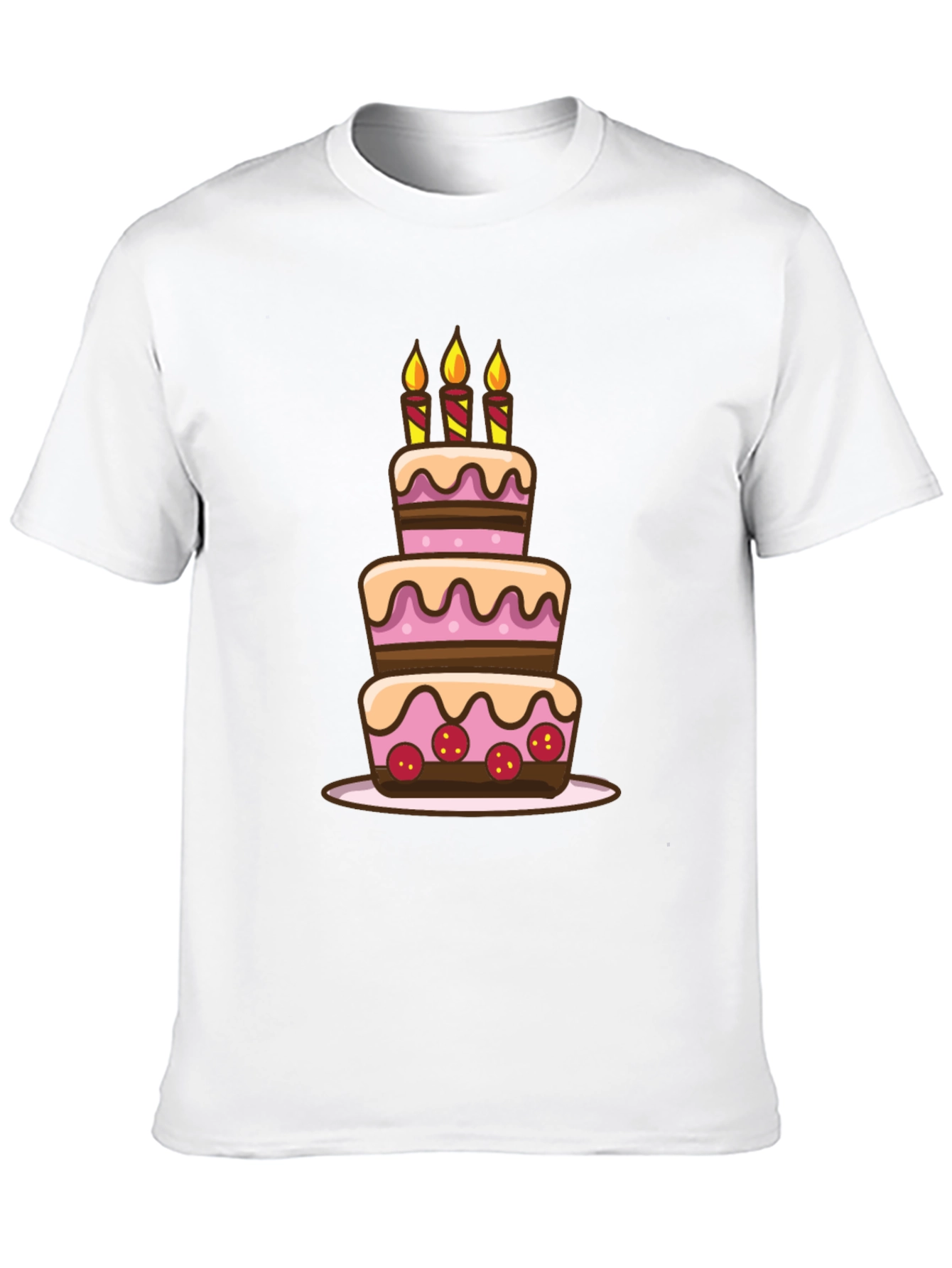 Birthday Cake Graphic Tee - Celebrate in Style