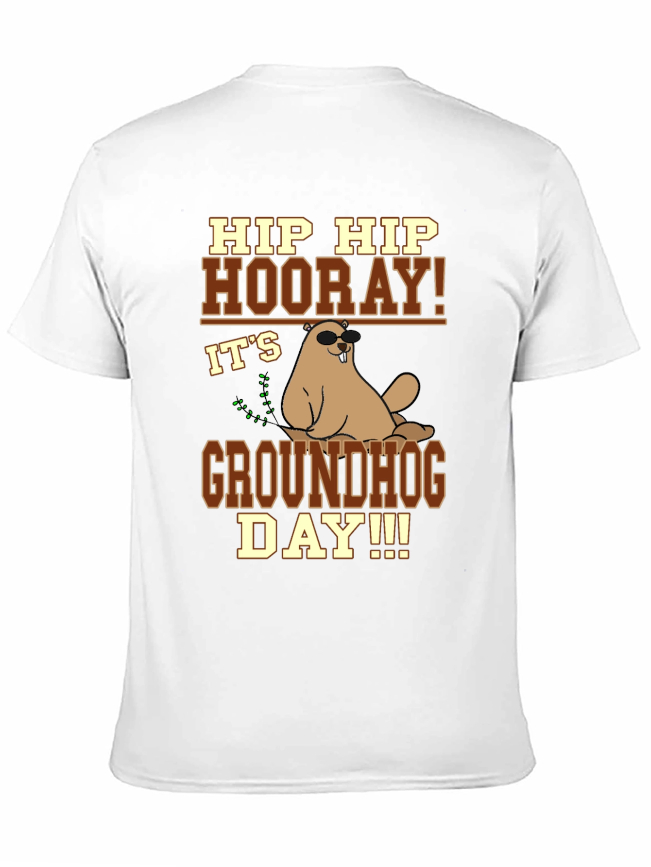 Hip Hip Hooray Groundhog Day T-Shirt