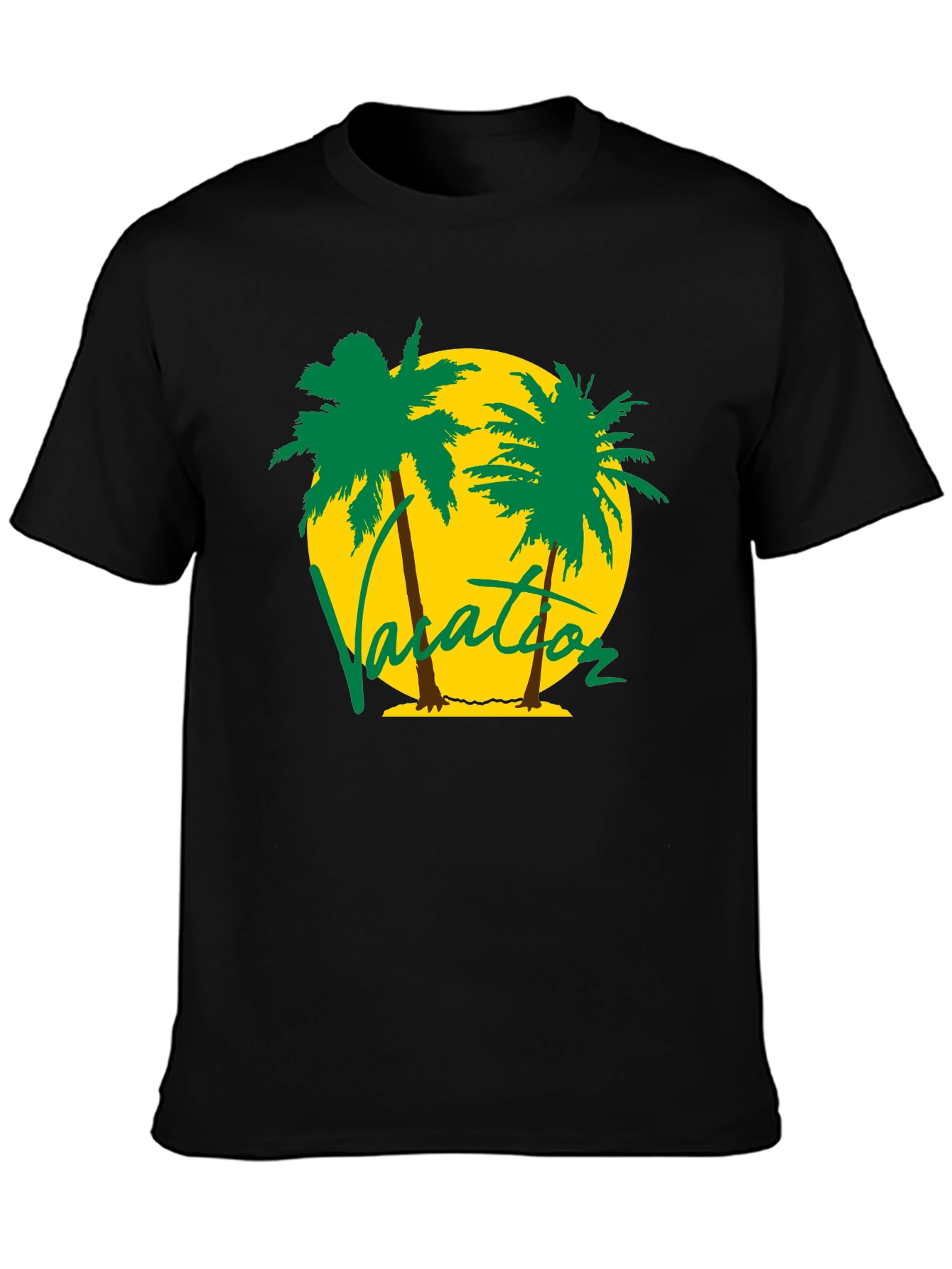 Vacation Palm Tree Graphic Tee - Summer Ready!