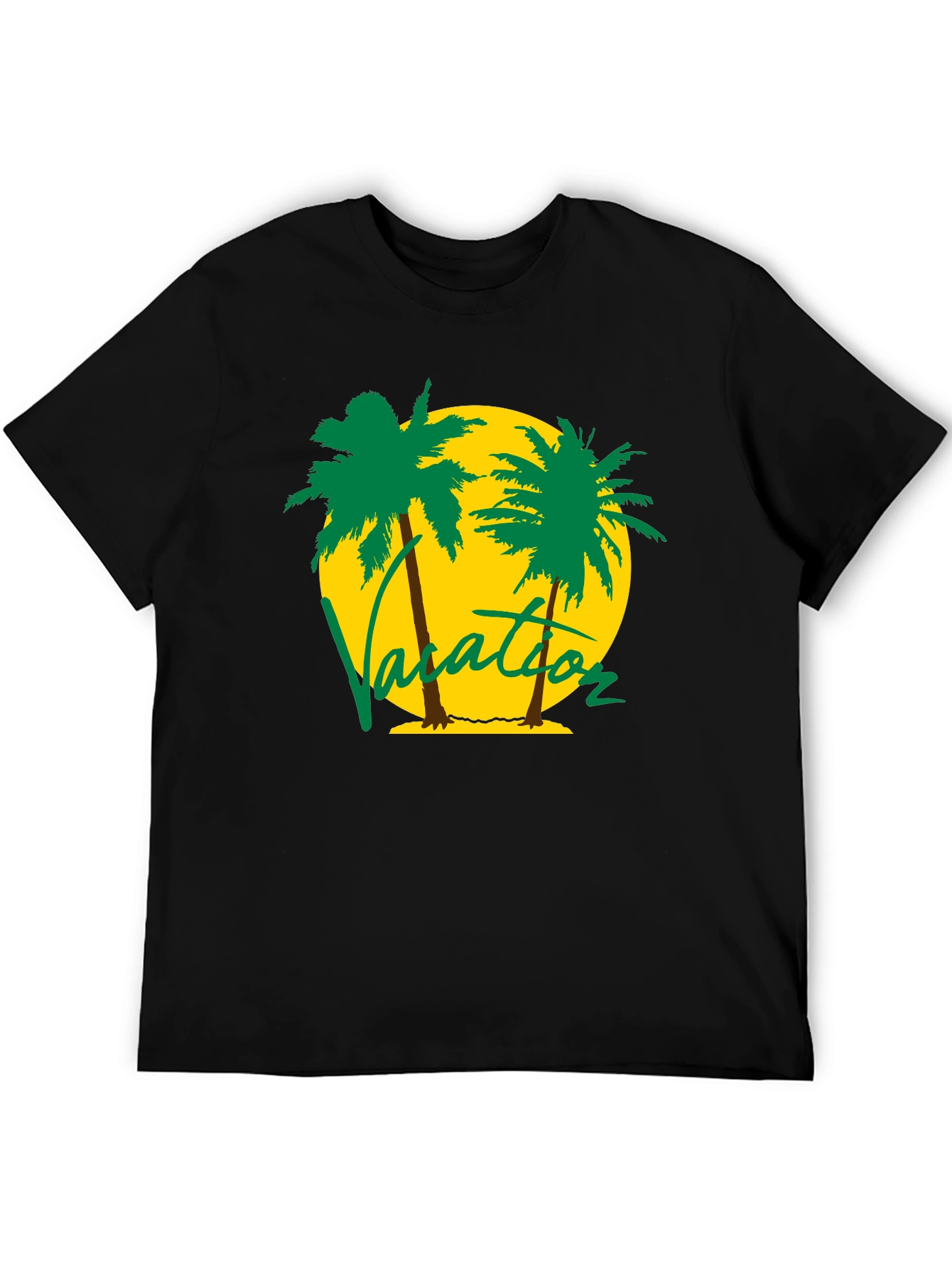 Vacation Palm Tree Graphic Tee - Summer Ready!