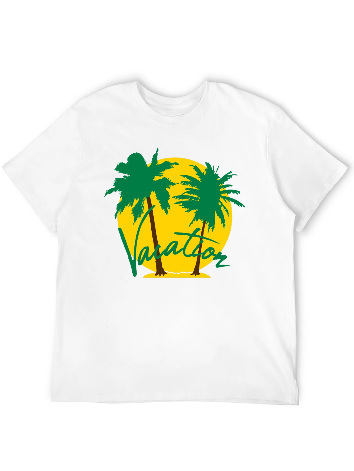 Vacation Palm Tree Graphic Tee - Summer Ready!