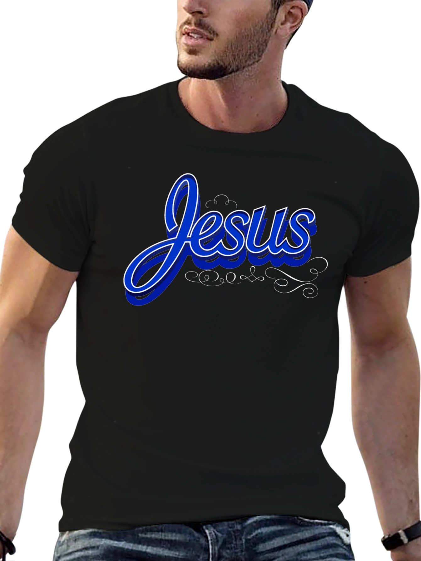 Jesus Graphic T-Shirt - Stylish Christian Apparel