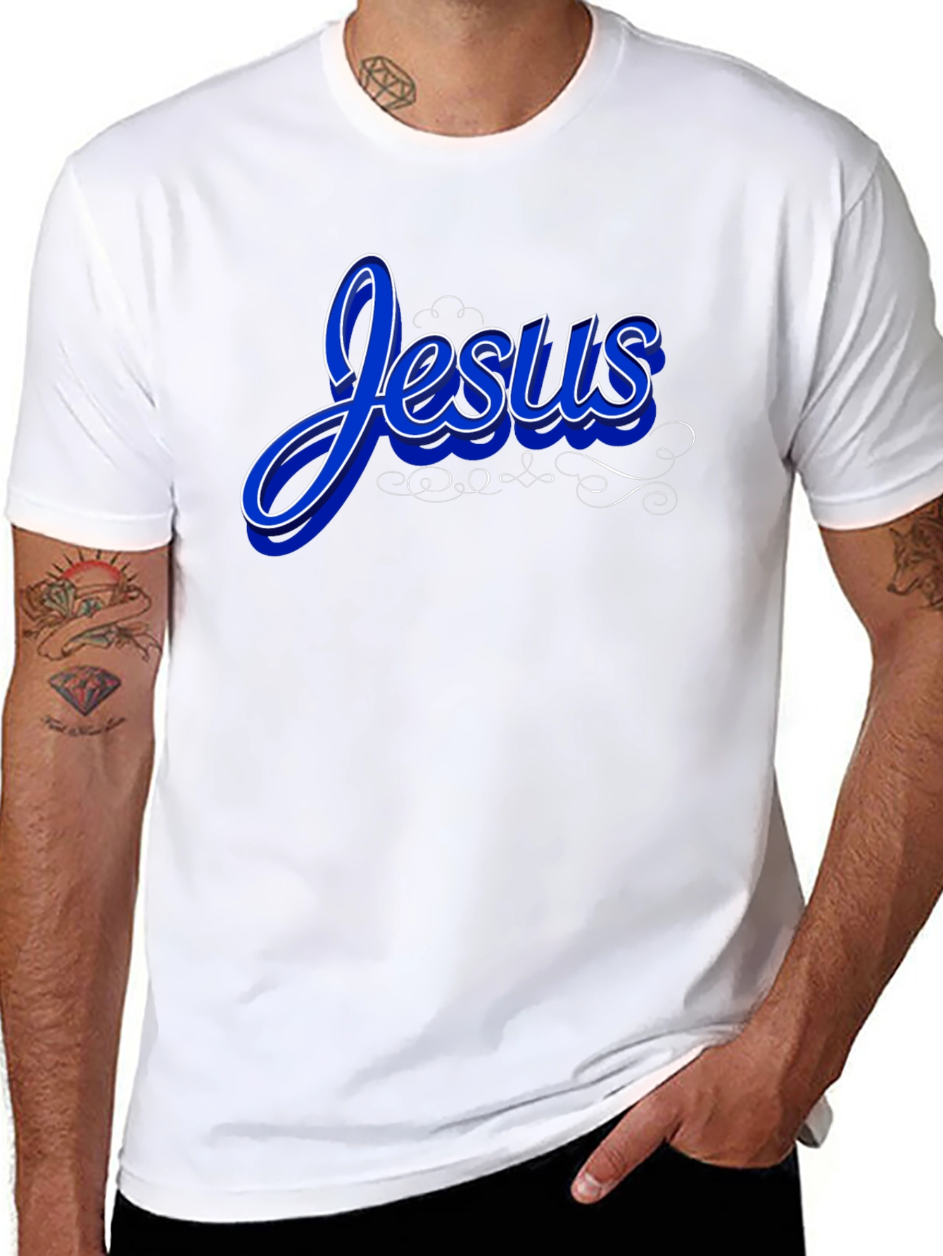 Jesus Graphic T-Shirt - Stylish Christian Apparel