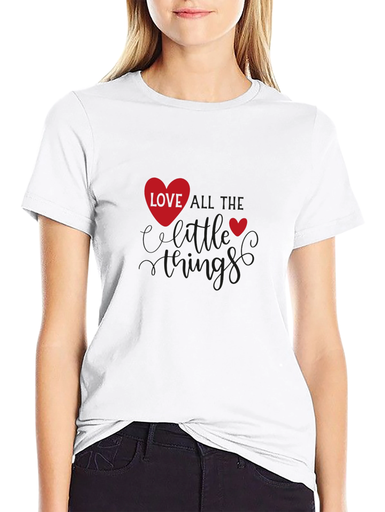 Love All The Little Things Black T-Shirt