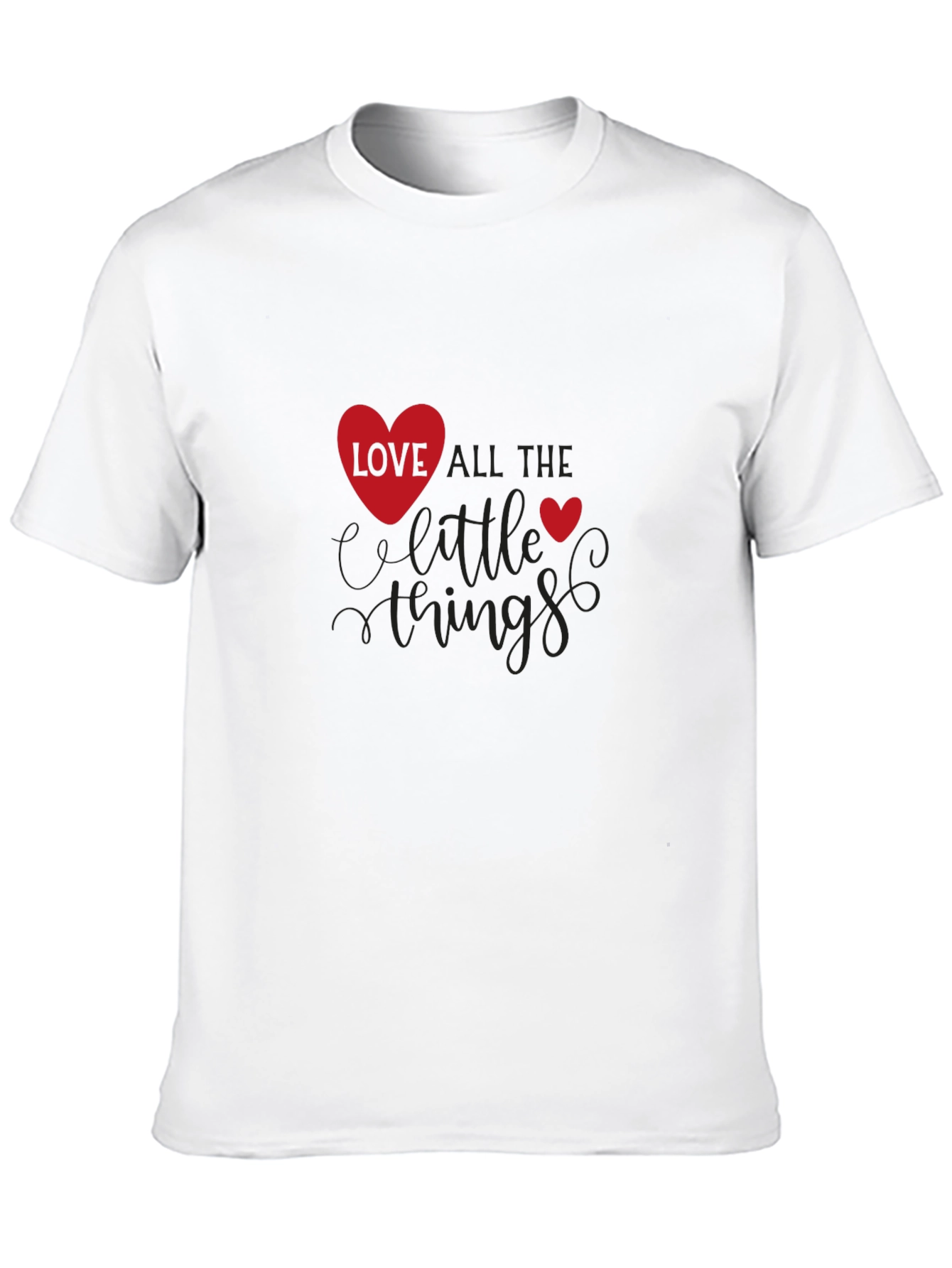 Love All The Little Things Black T-Shirt