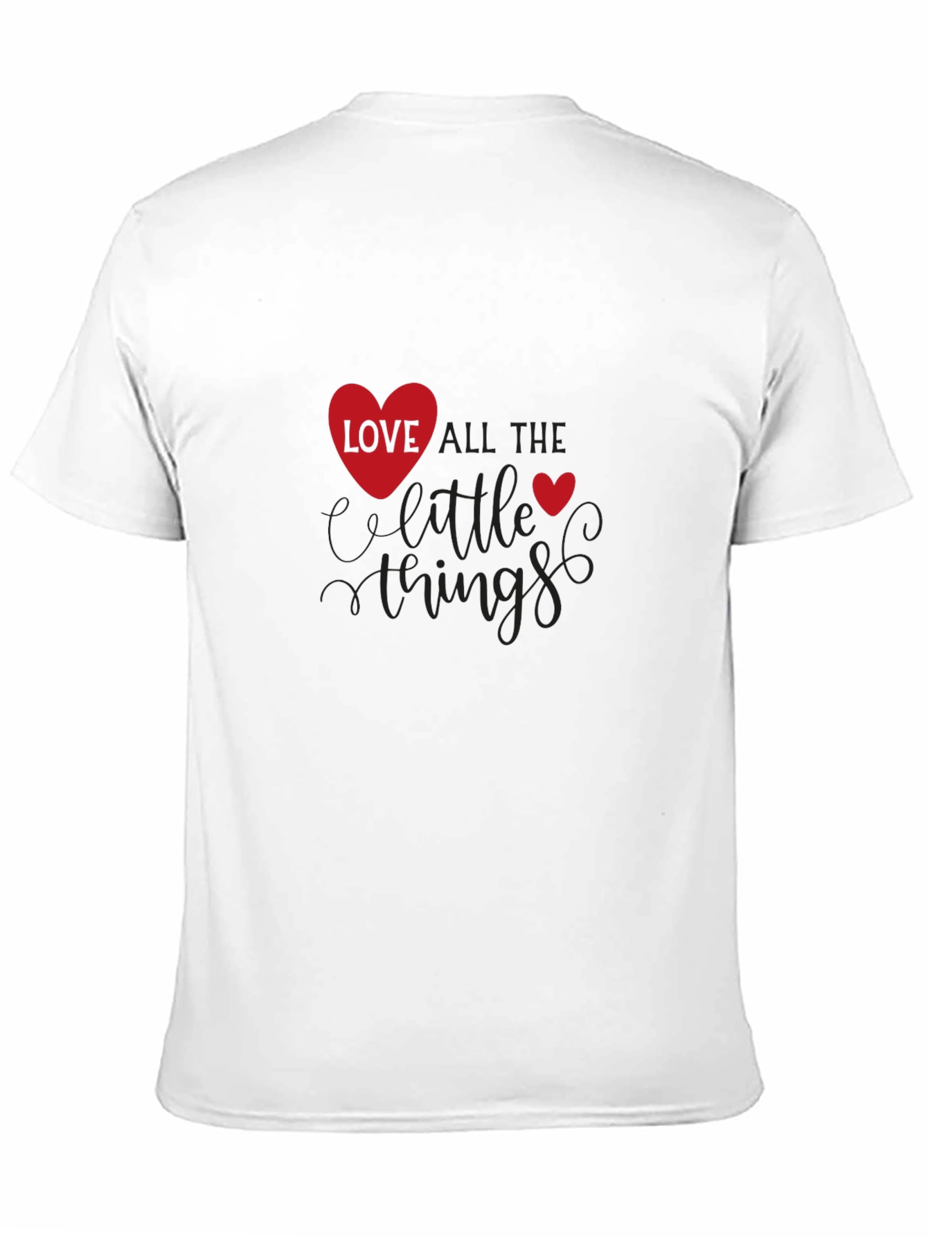 Love All The Little Things Black T-Shirt