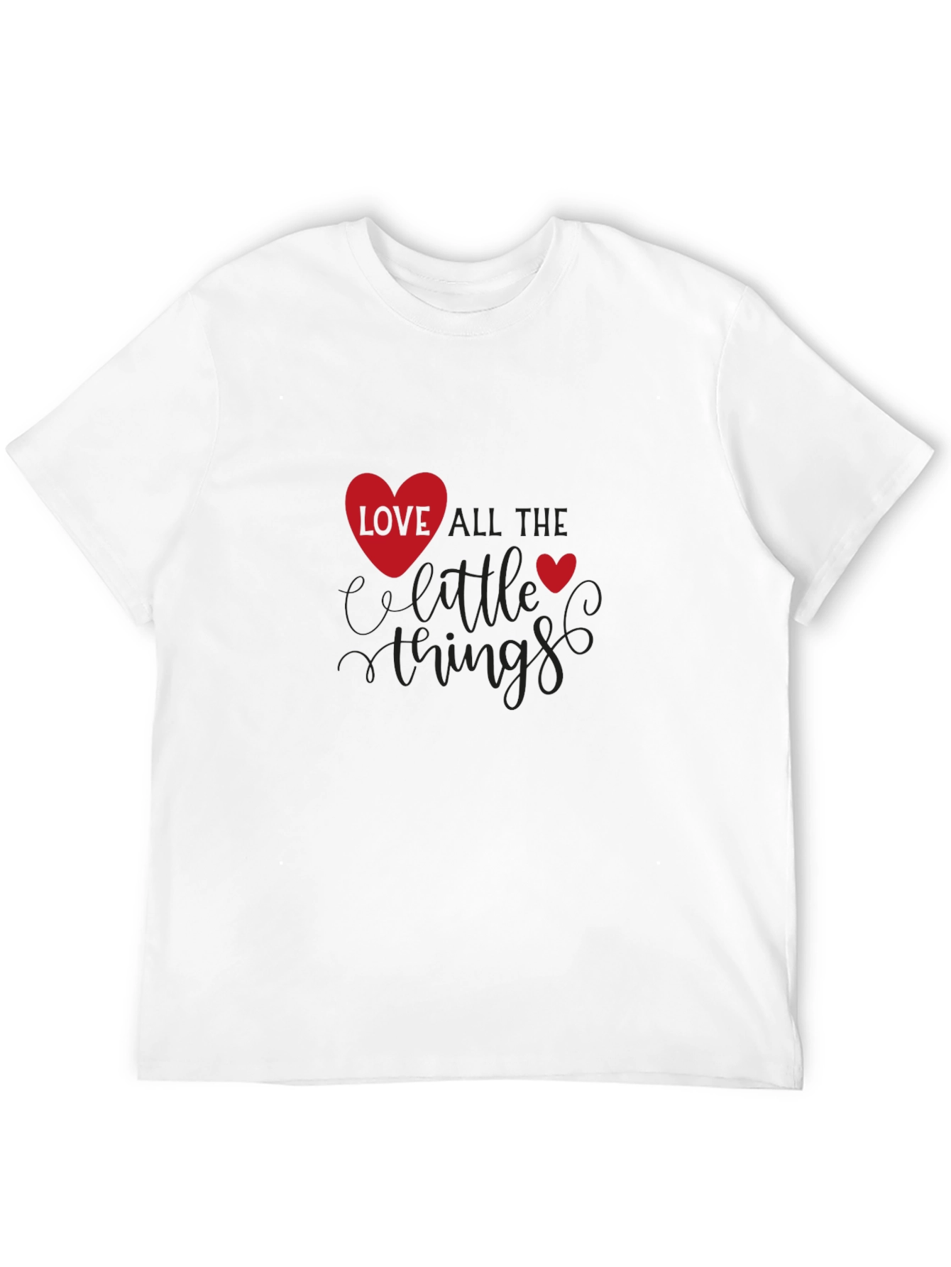 Love All The Little Things Black T-Shirt