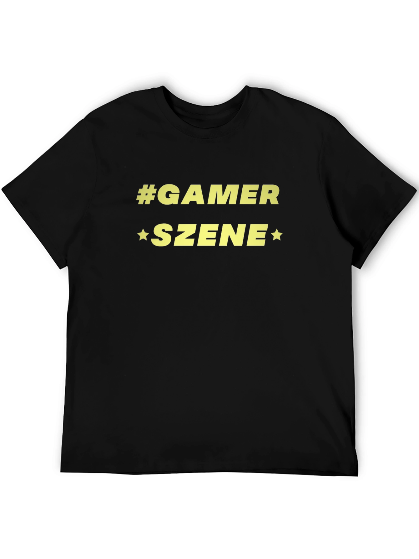 Gamer Szene Black T-Shirt - Gaming Apparel