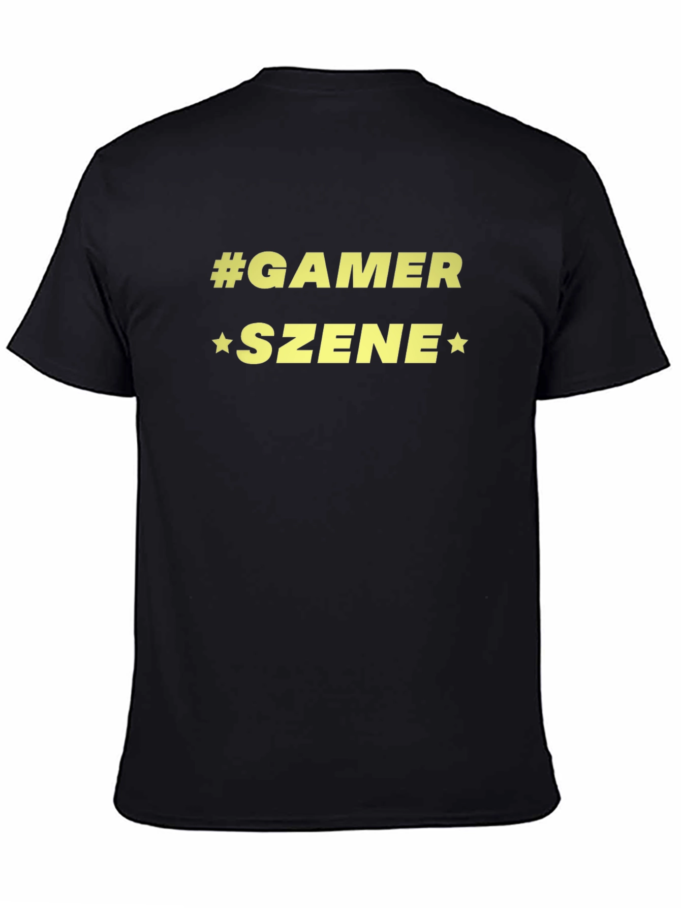 Gamer Szene Black T-Shirt - Gaming Apparel