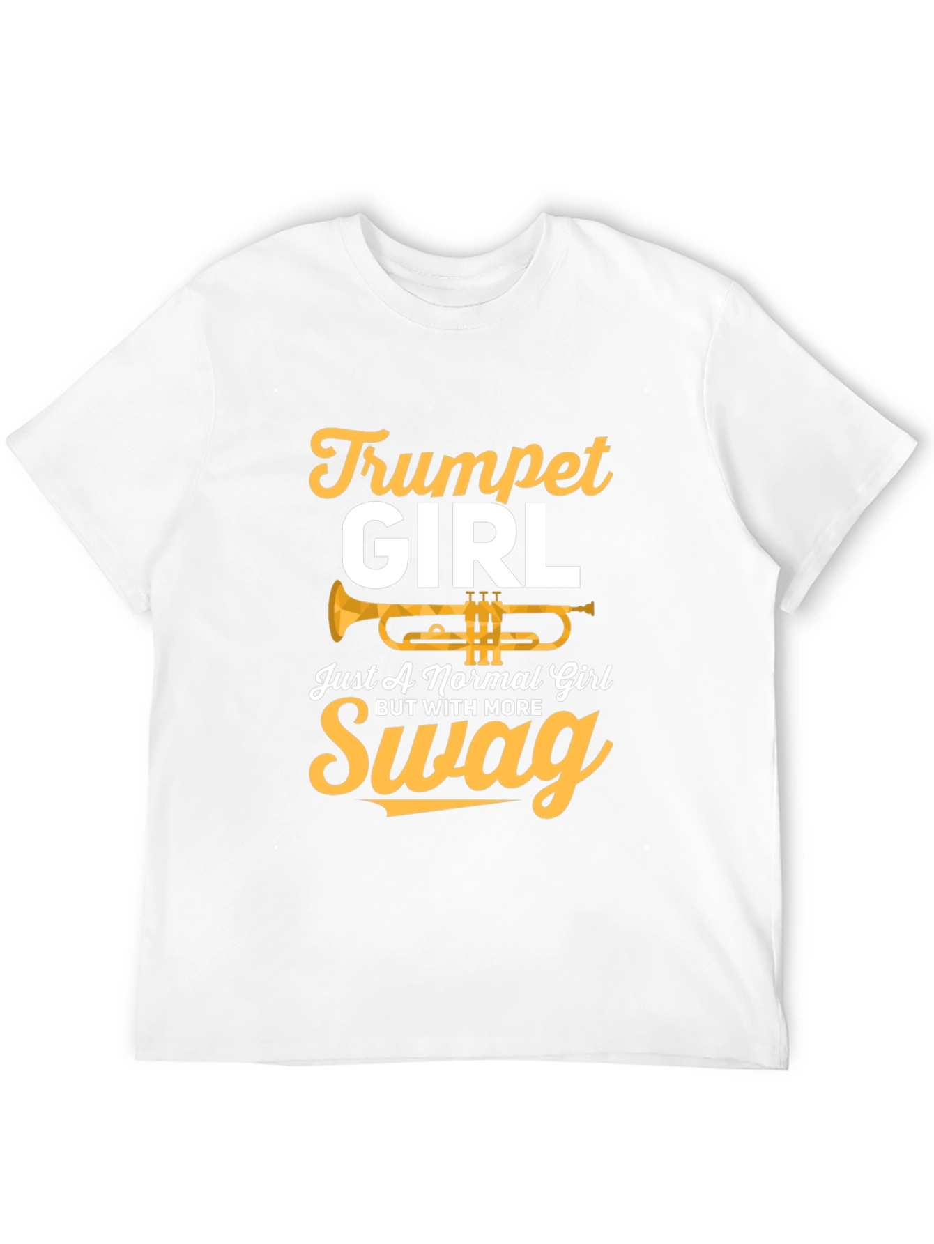Trumpet Girl Swag Black T-Shirt