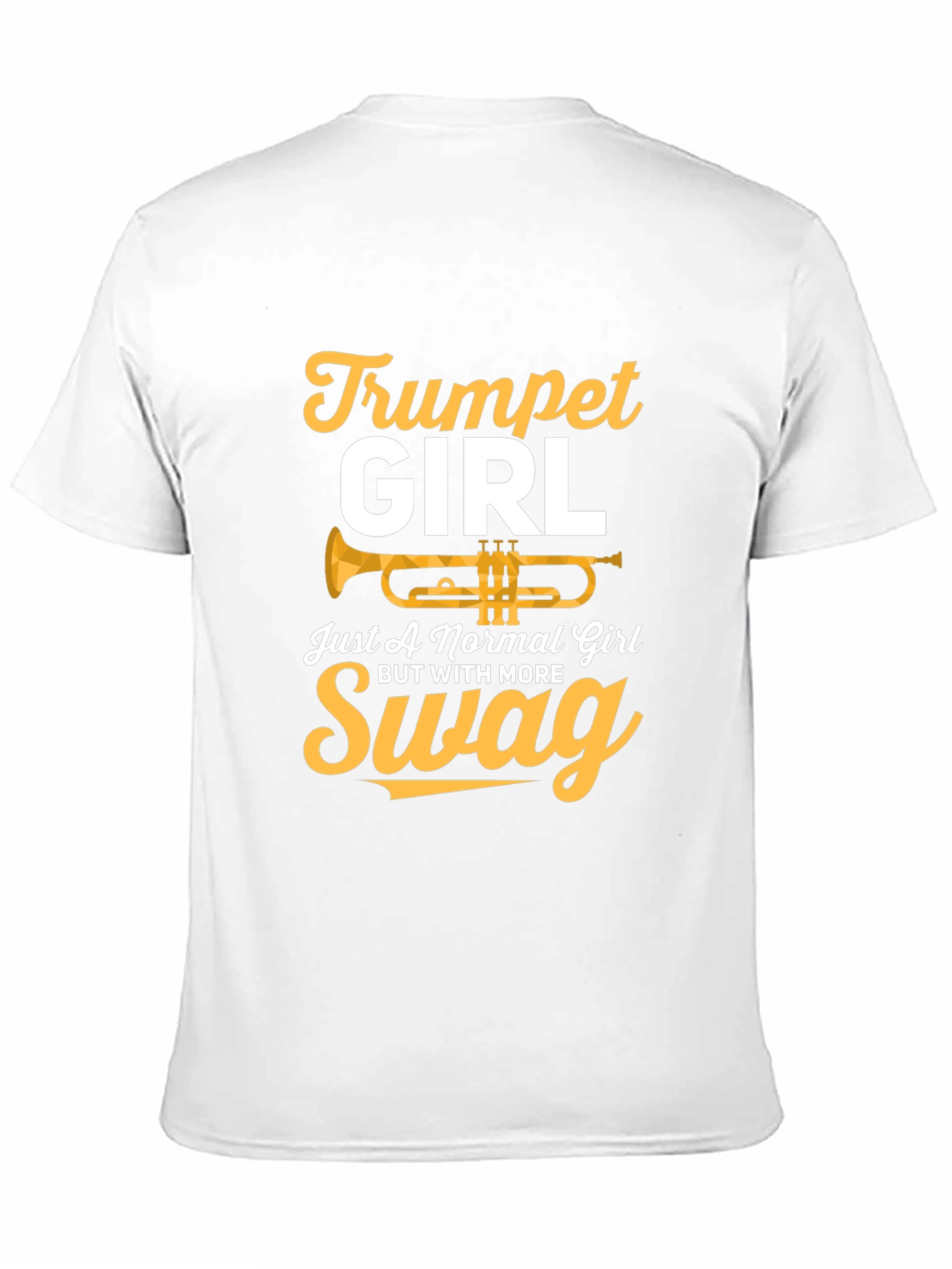 Trumpet Girl Swag Black T-Shirt