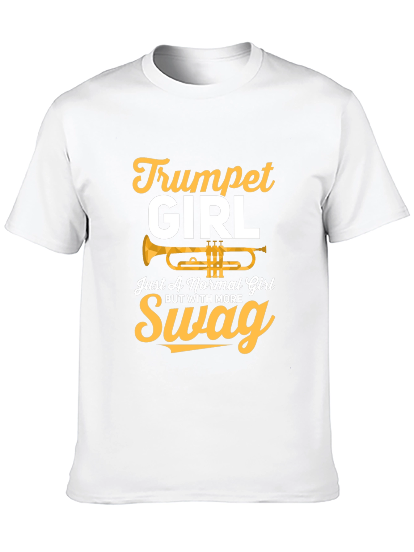 Trumpet Girl Swag Black T-Shirt