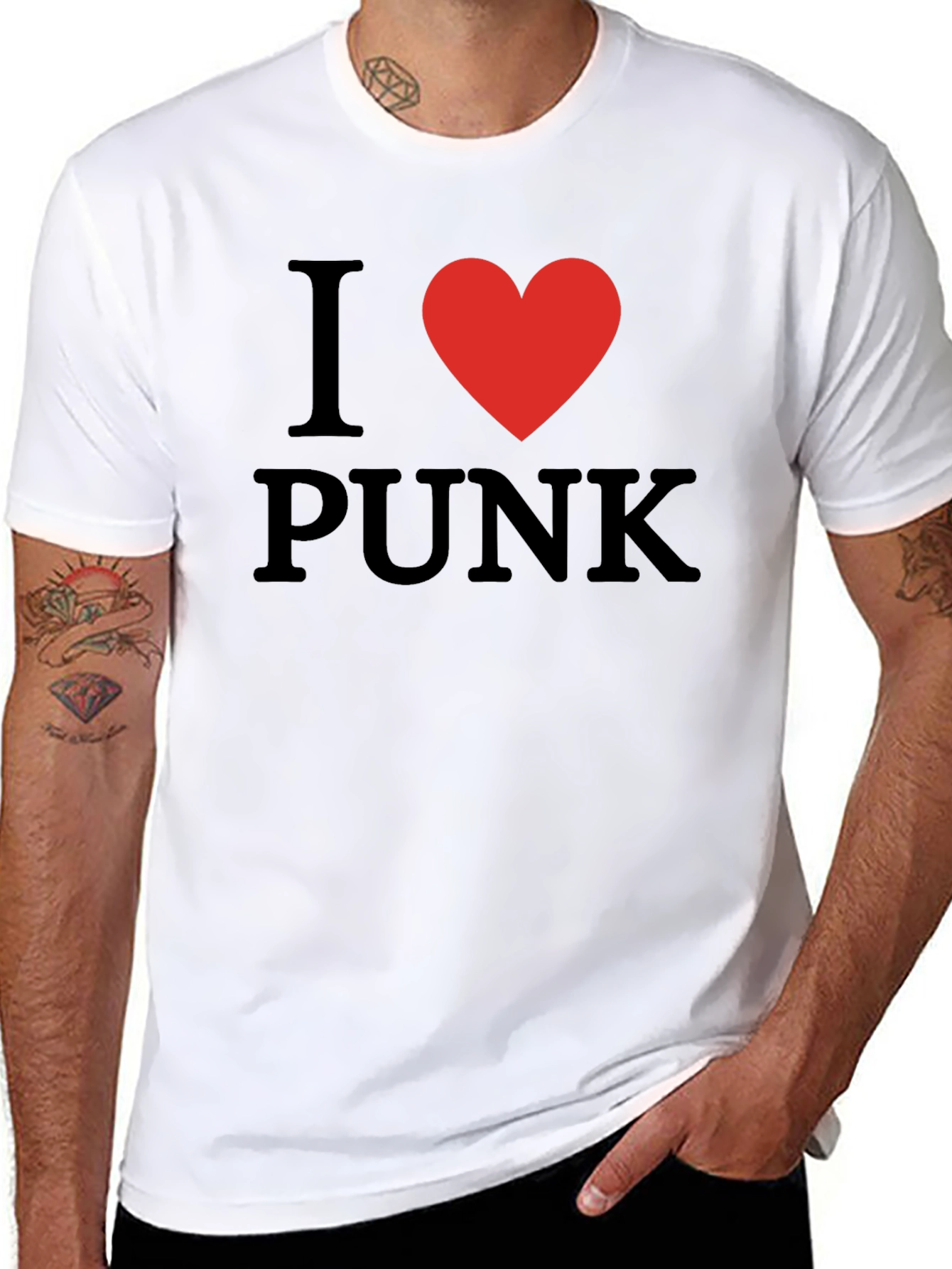 I Love Punk Graphic Tee