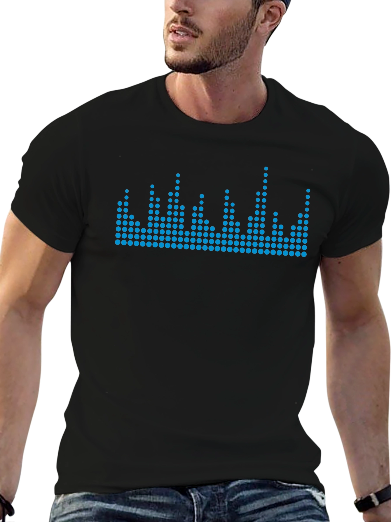 Sound Reactive LED Equalizer T-Shirt