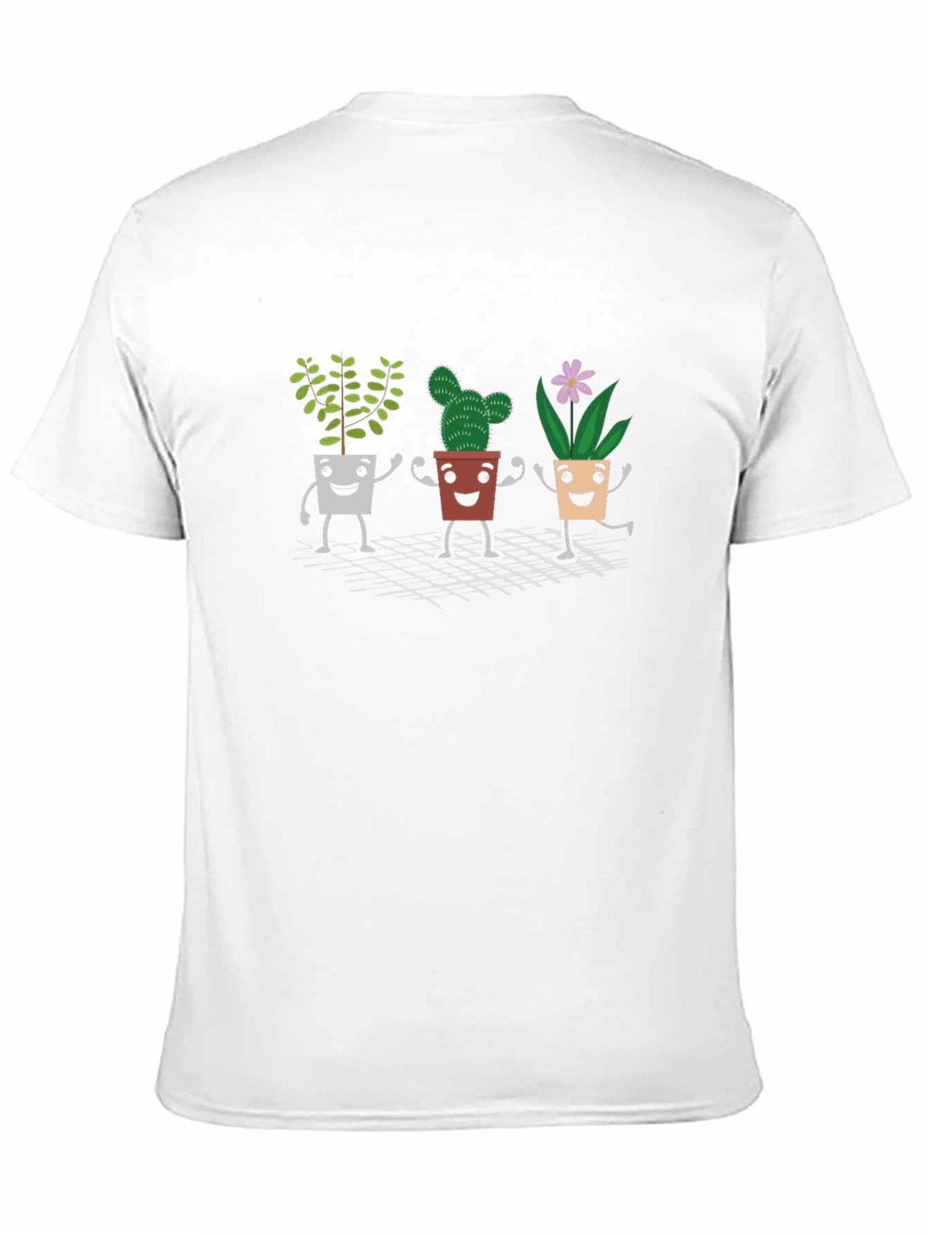 Cute Plant Pot Cartoon T-Shirt