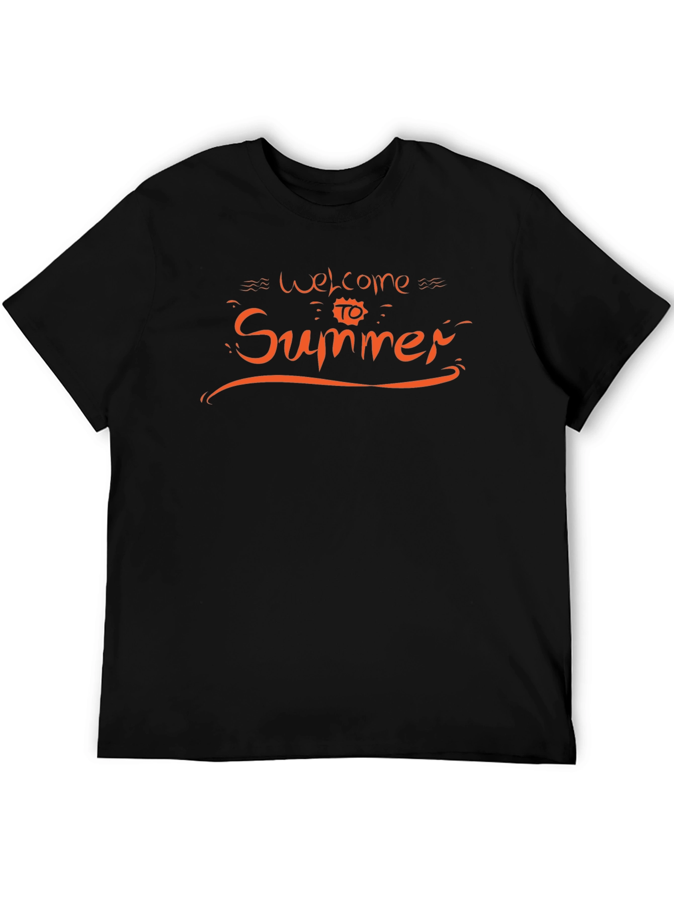 Welcome to Summer Black T-Shirt