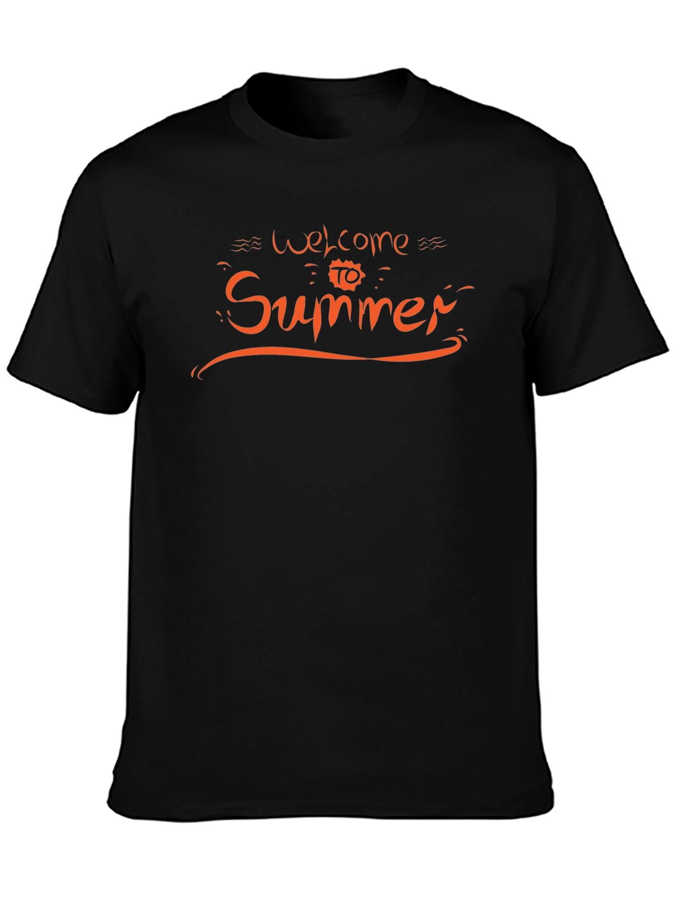 Welcome to Summer Black T-Shirt