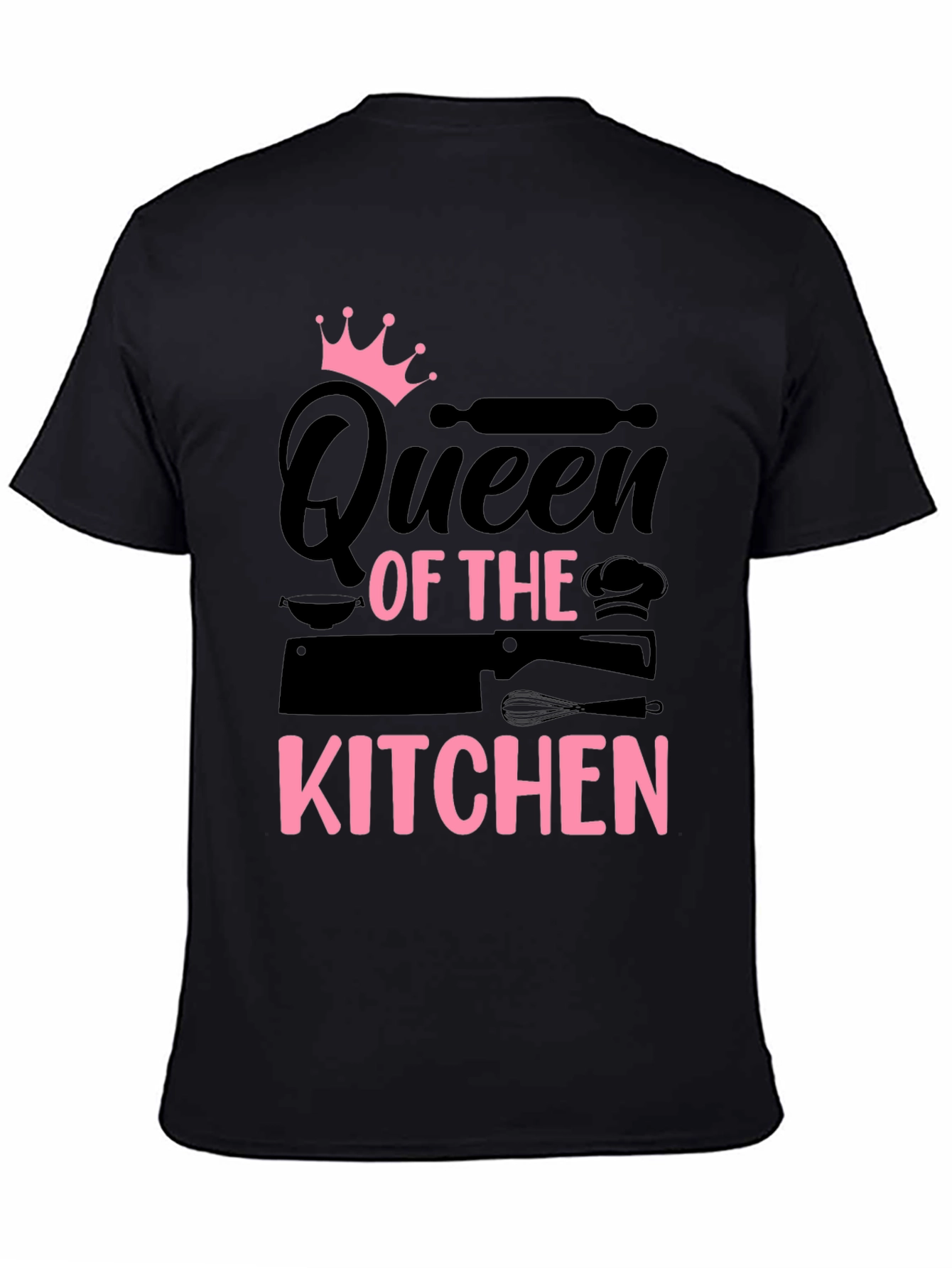 Queen of the Kitchen Black T-Shirt