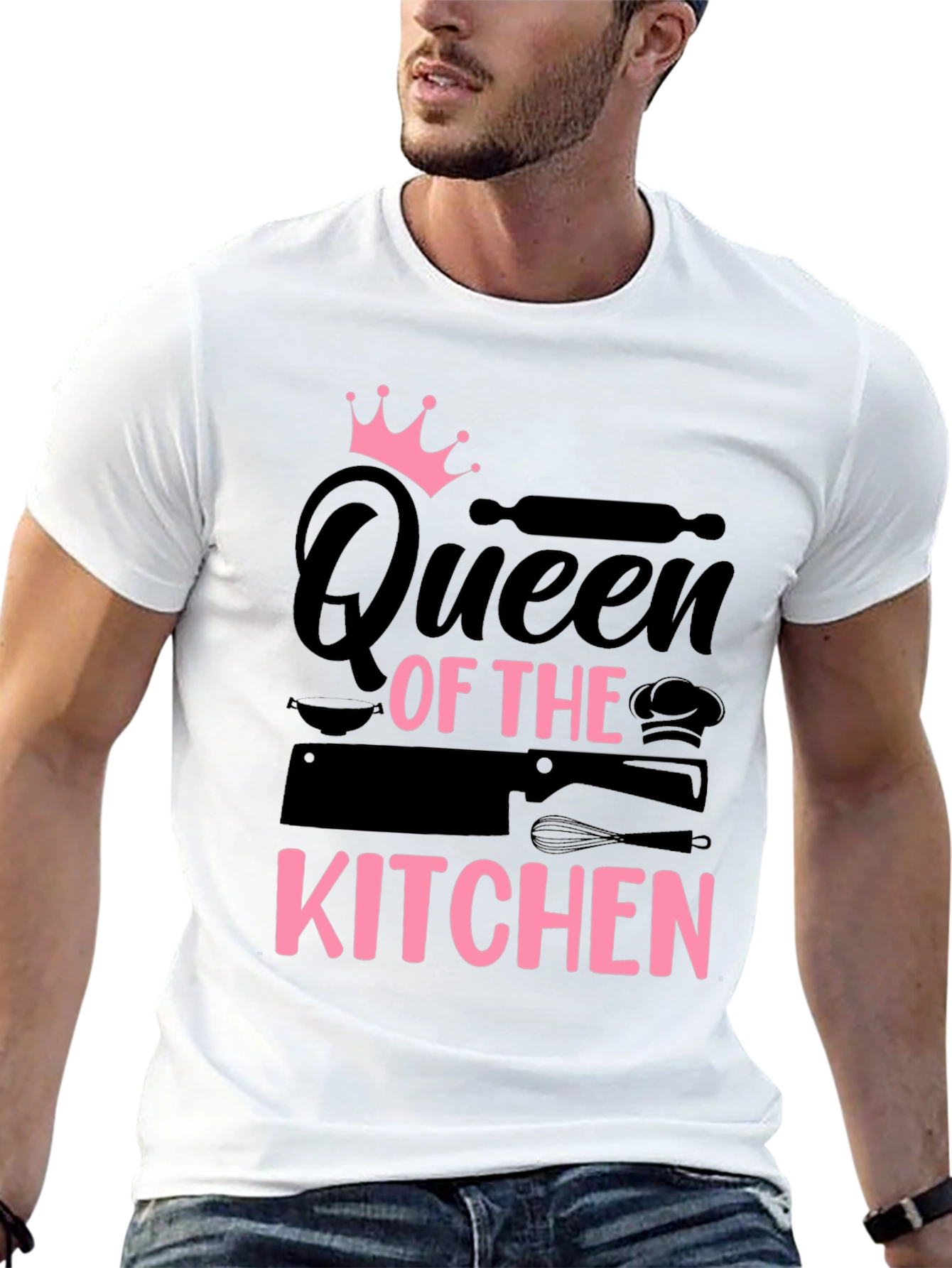 Queen of the Kitchen Black T-Shirt
