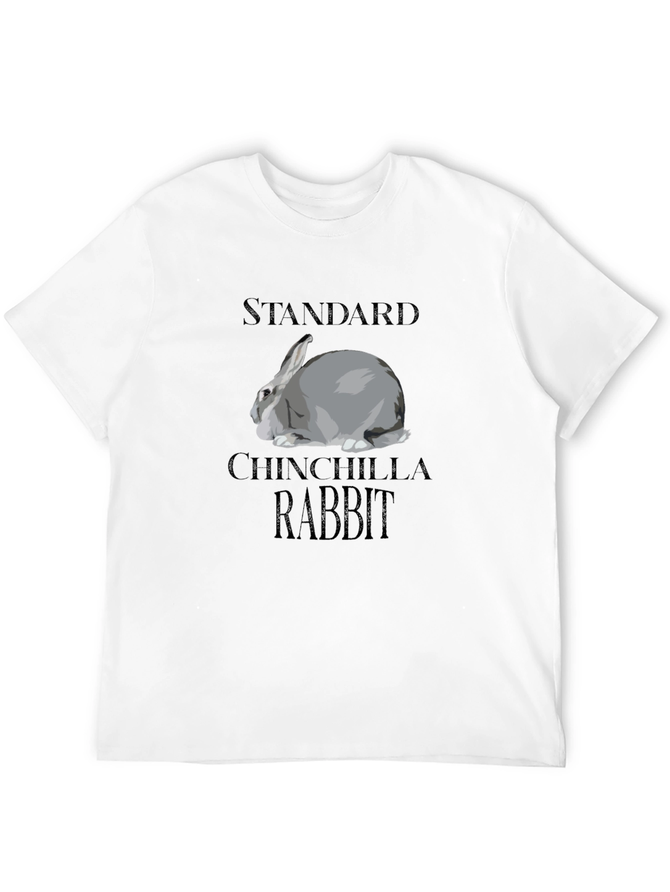 Standard Chinchilla Rabbit Graphic T-Shirt