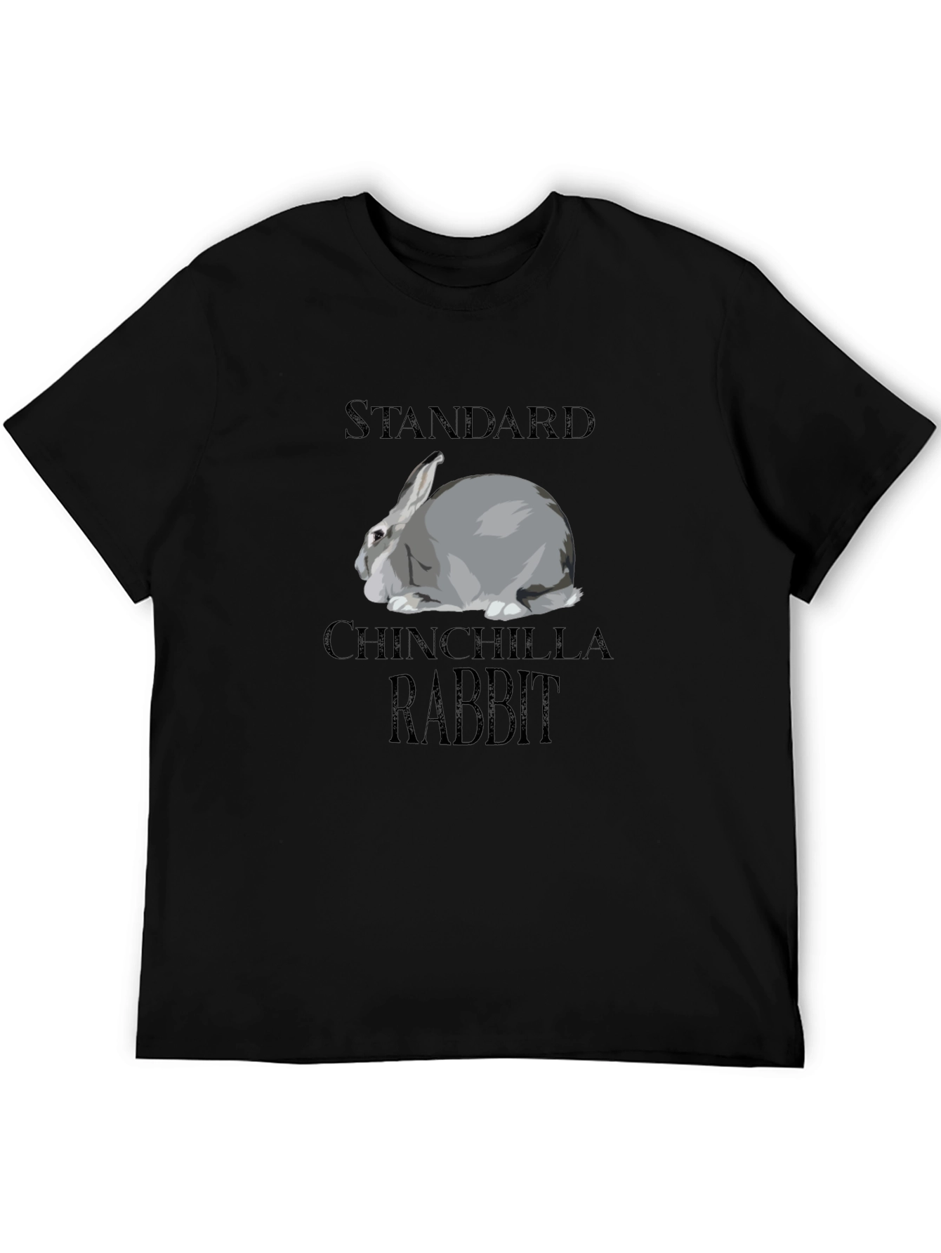 Standard Chinchilla Rabbit Graphic T-Shirt