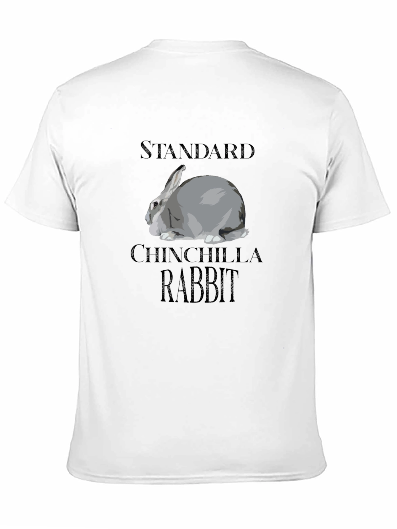 Standard Chinchilla Rabbit Graphic T-Shirt