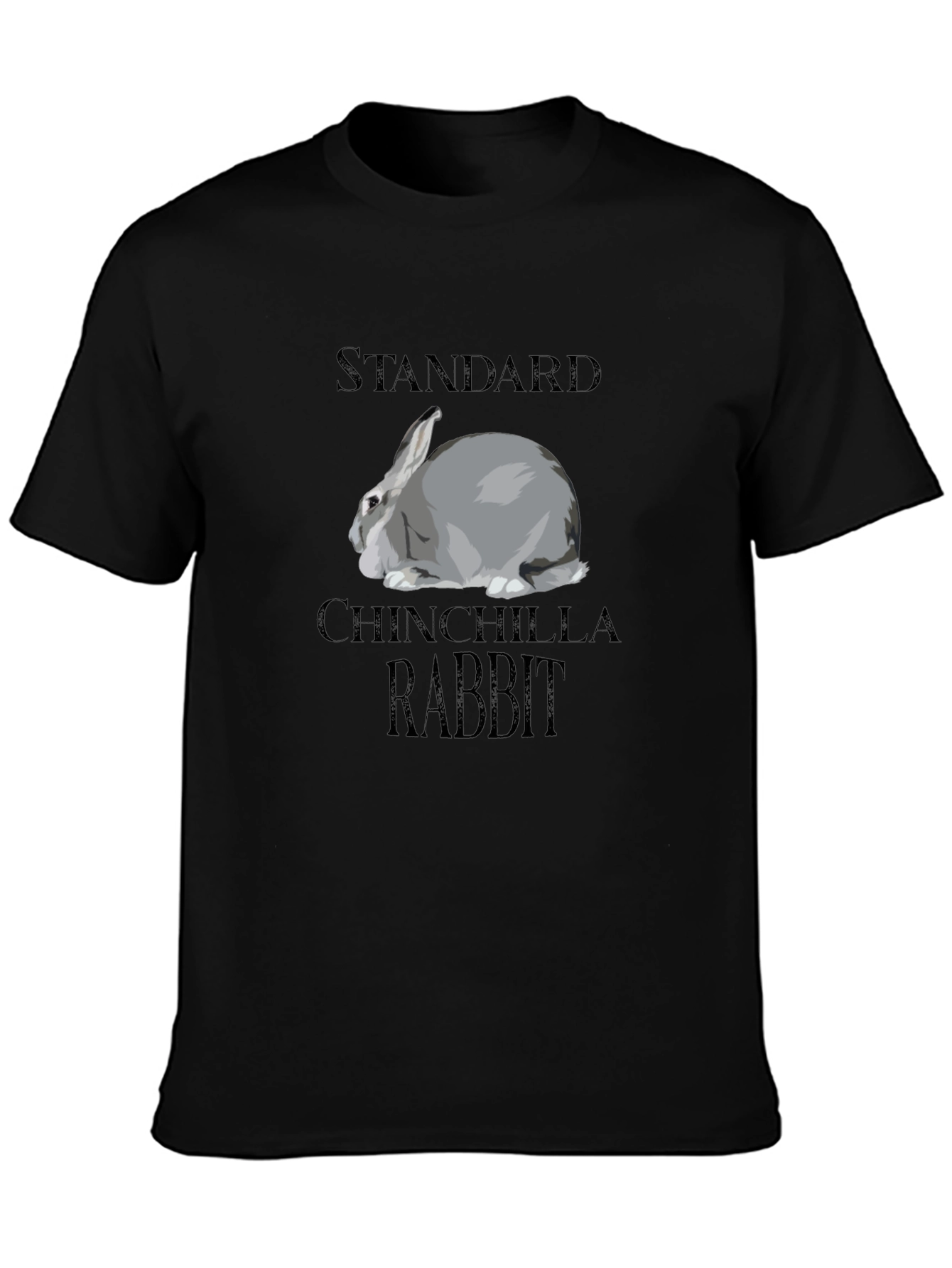 Standard Chinchilla Rabbit Graphic T-Shirt