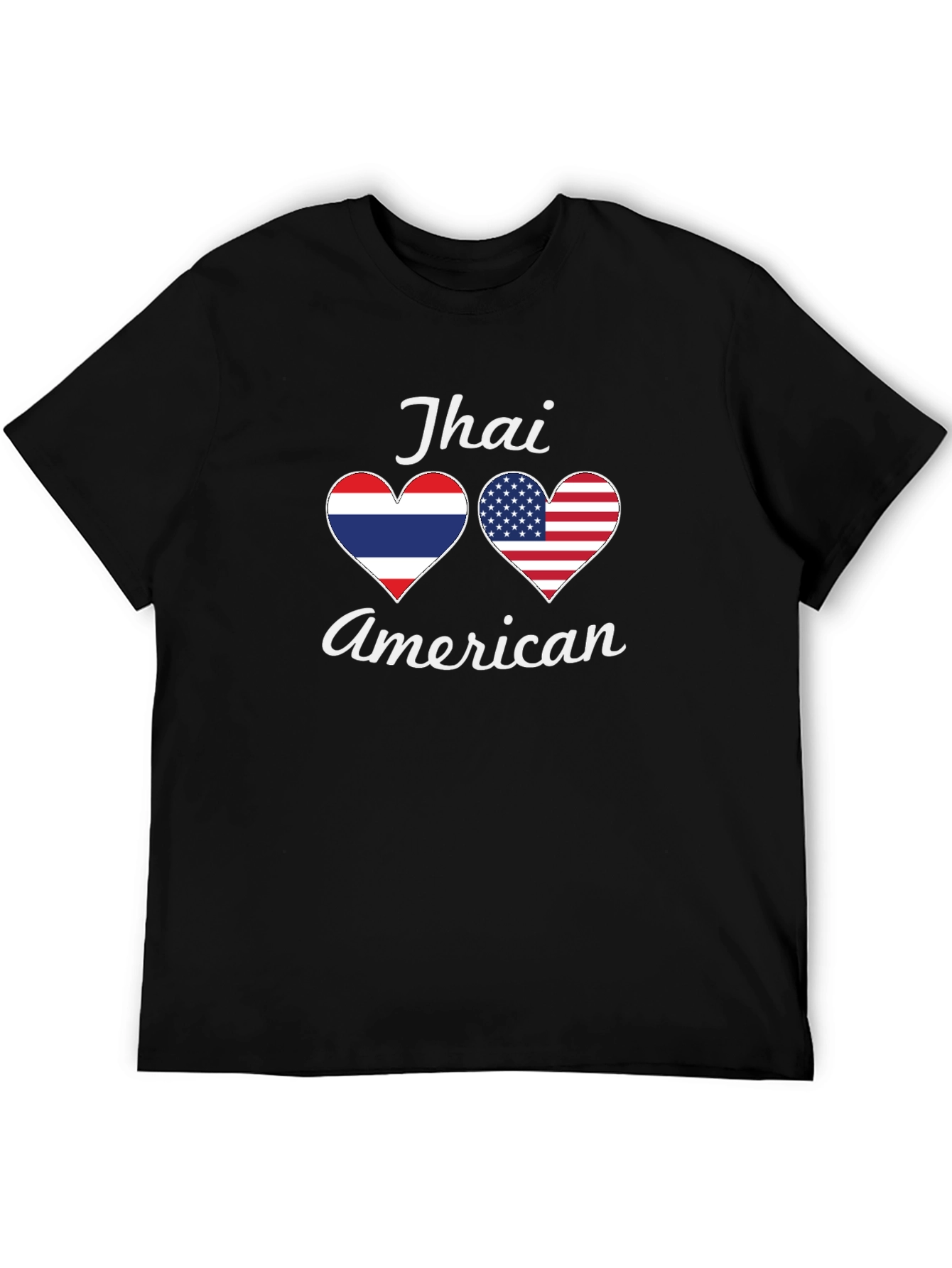 Thai American Heart Flag T-Shirt